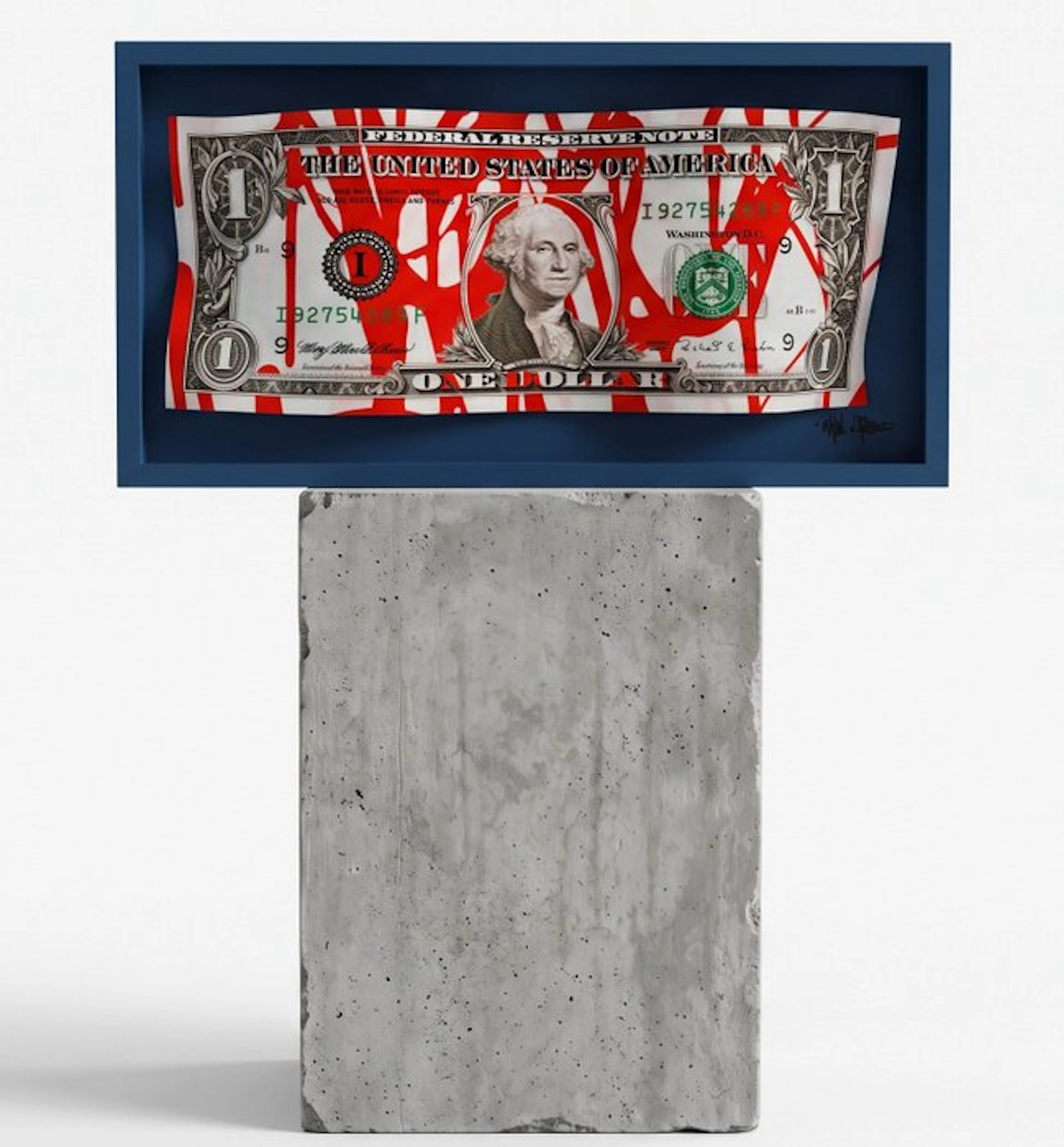 Karl Lagasse - Sculpture Alluminium et Bois NEW *One dollar minimalist Flow *