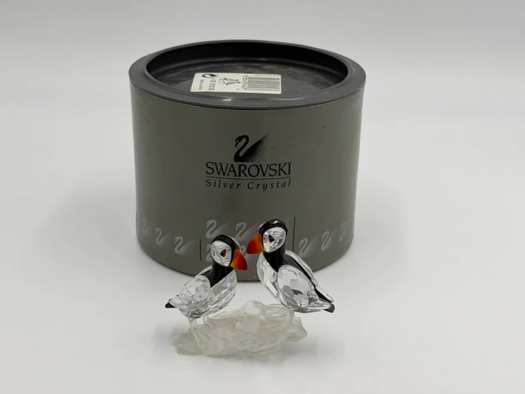 Swarovski - Figurine - Puffins - 261643 - Crystal