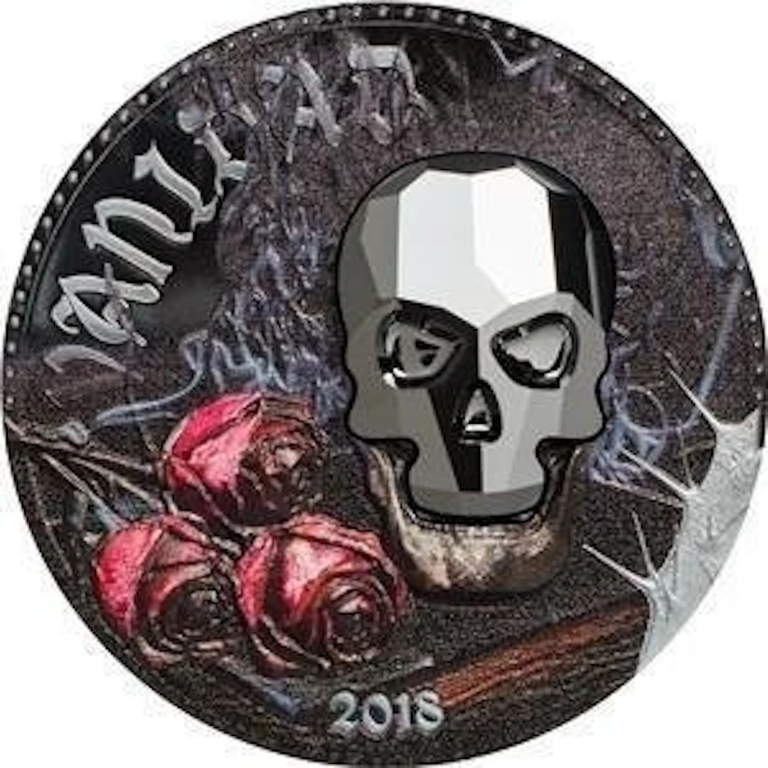Guinea. 1000 Francs 2018 Crystal Skull, 1 Oz (.999)