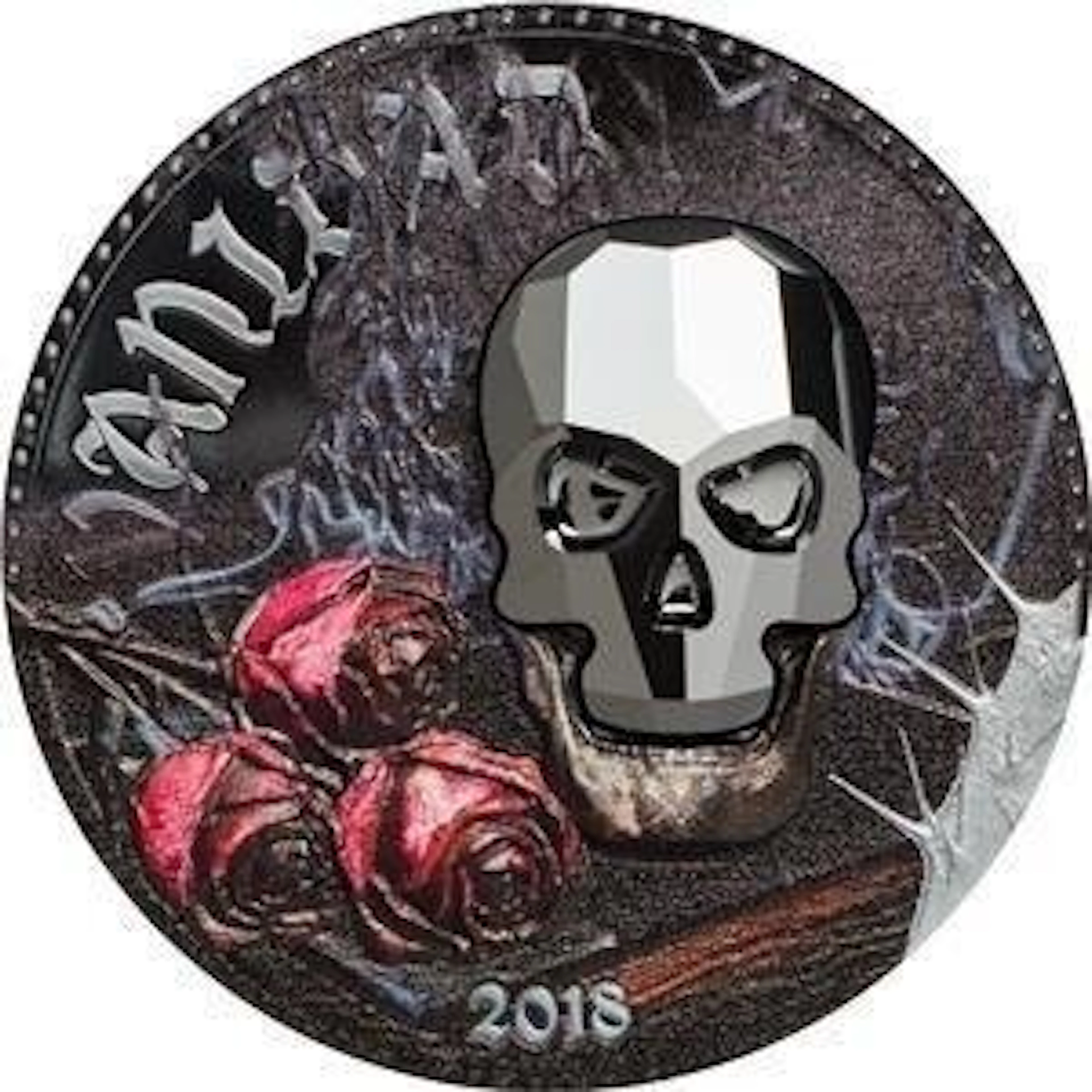 Guinea. 1000 Francs 2018 Crystal Skull, 1 Oz (.999)