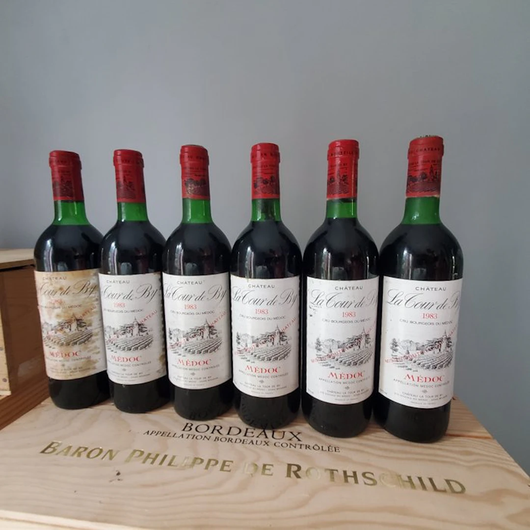 1983 Chateau La Tour de By - Medoc Cru Bourgeois - 6 Bottles (0.75L)