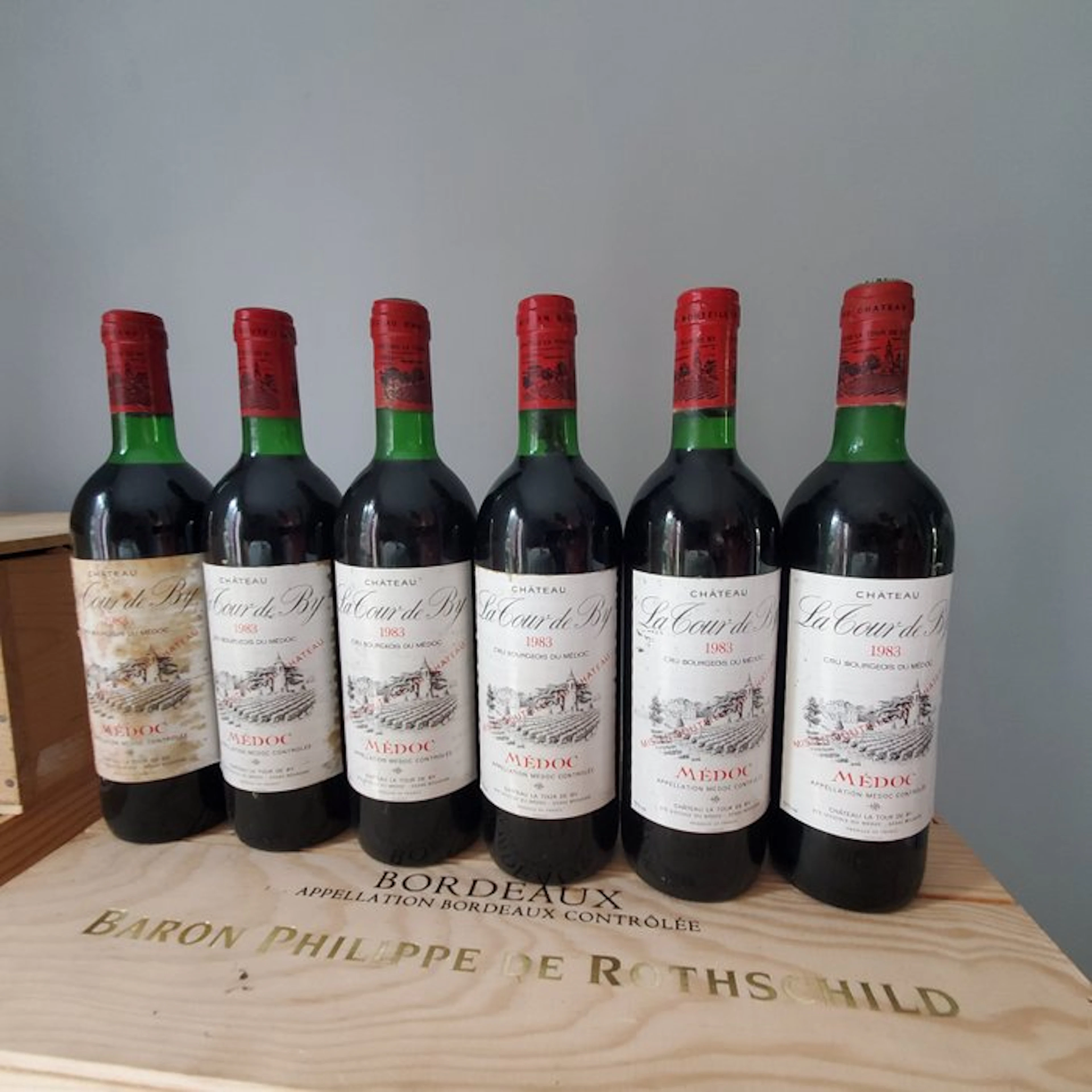 1983 Chateau La Tour de By - Medoc Cru Bourgeois - 6 Bottles (0.75L)