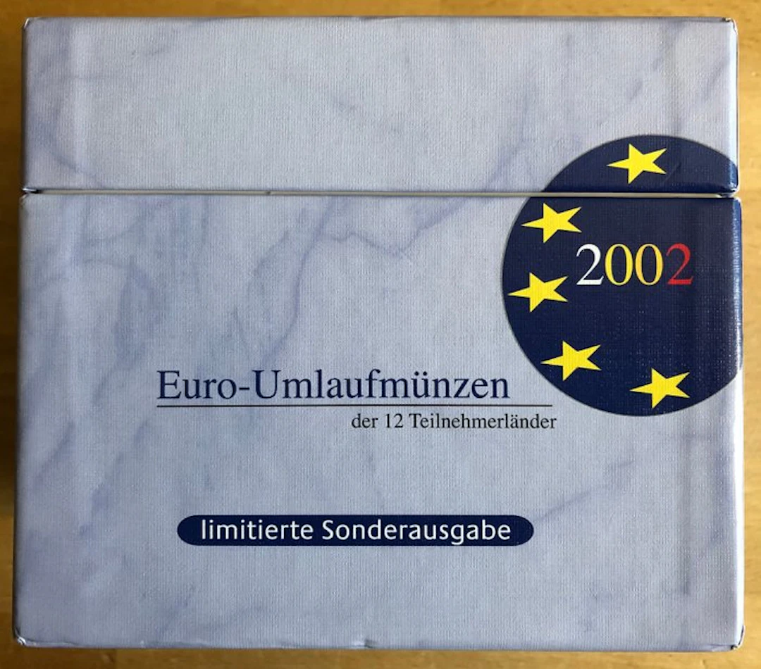 Europe. Series 1 Cent - 2 Euro 2002 (12 Items + Box) (No reserve price)