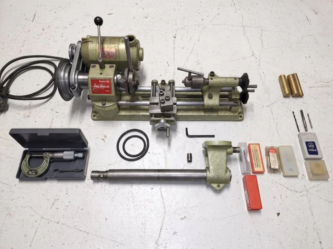 Watch maker tools - Emco Unimat SL lathe