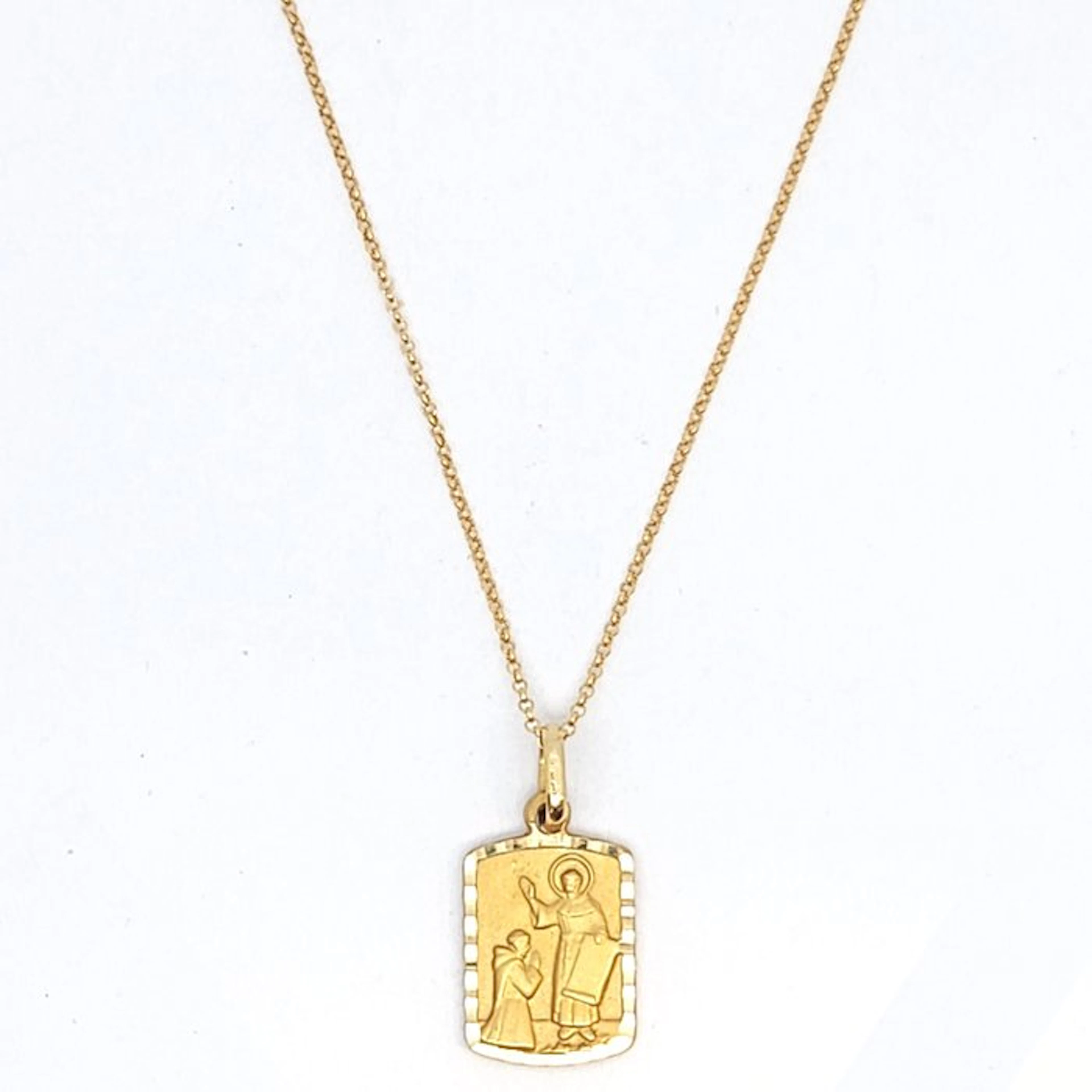 Necklace with pendant - 18 kt. Yellow gold