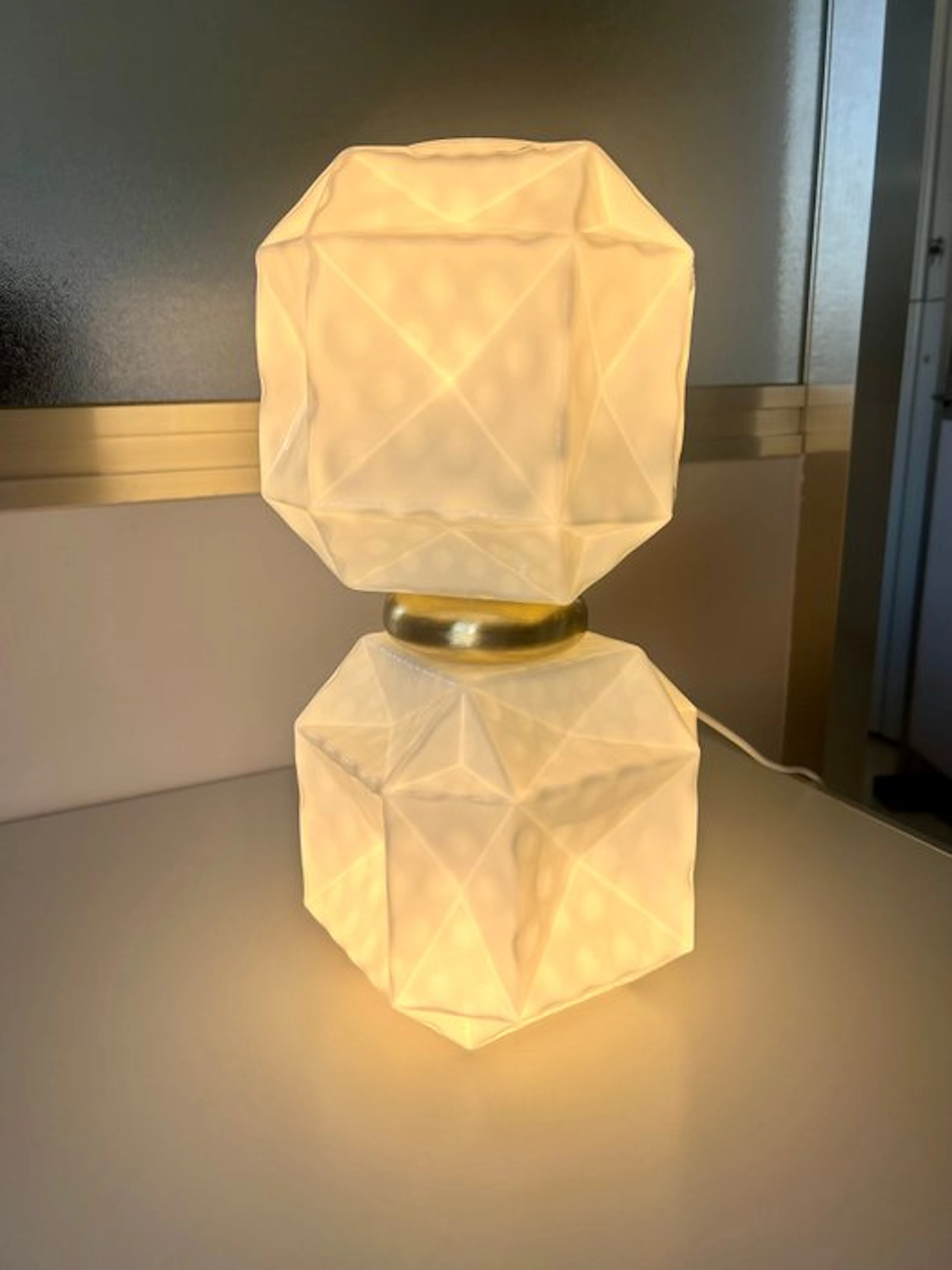 Due p illuminazione - Table lamp - blown glass - blown glass lamp