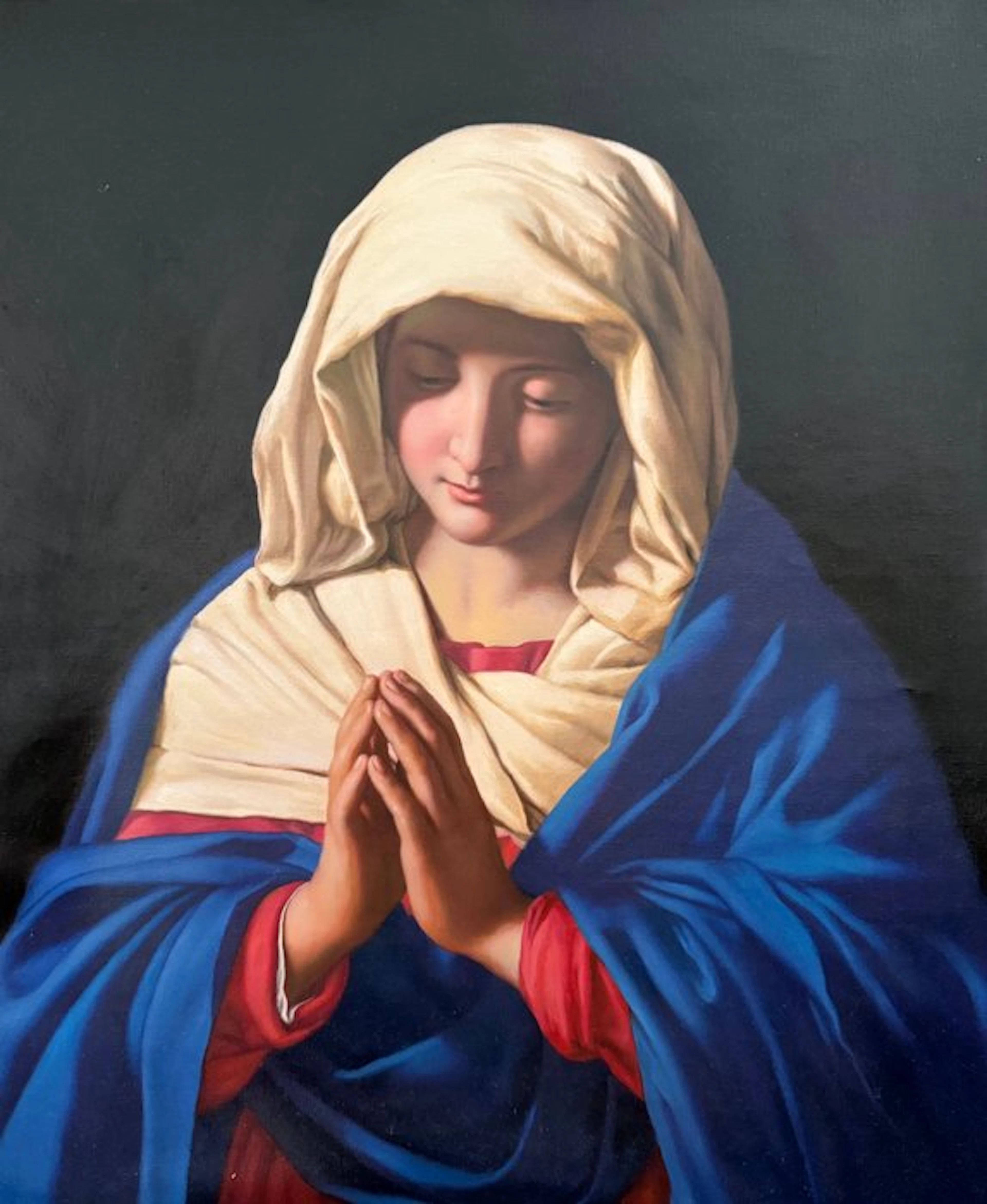Oreste Panzarella (XXI), Da Sassoferrato - Madonna in preghiera