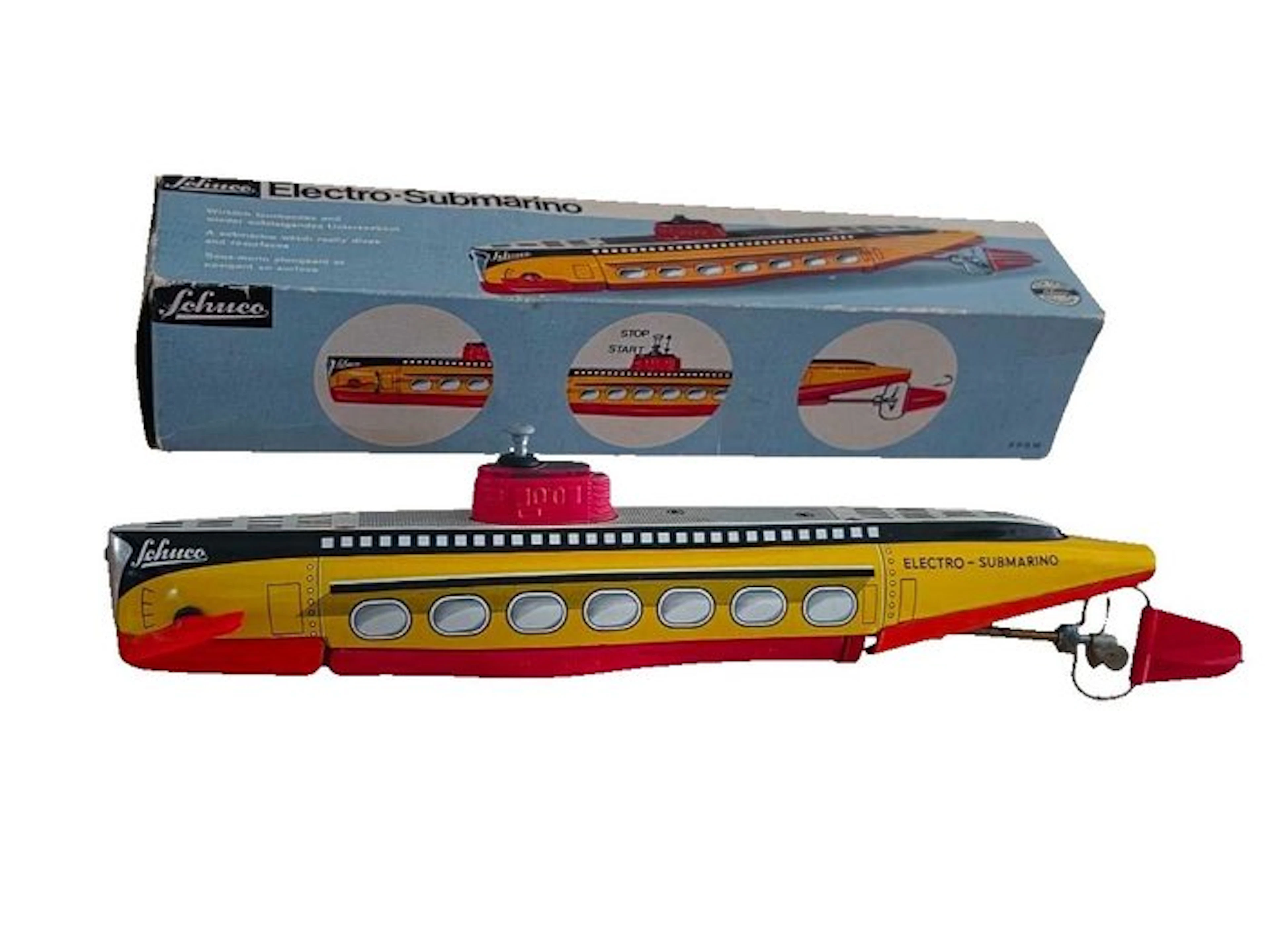 Schuco - Tin toy - Zeldzaam 5552 Electro-Submarino...