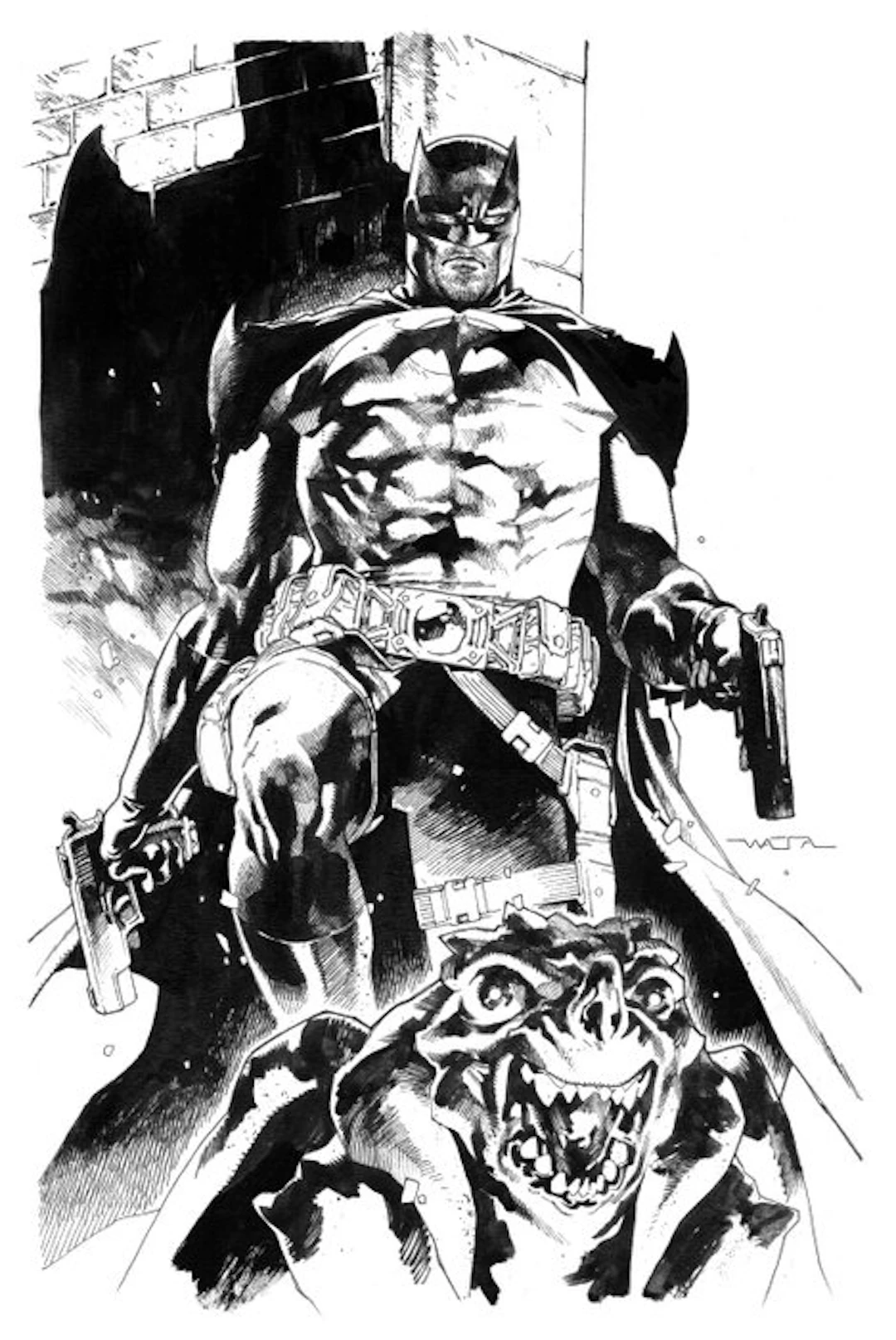 Felipe Watanabe - 1 Original drawing - Batman - Thomas Wayne - 2022