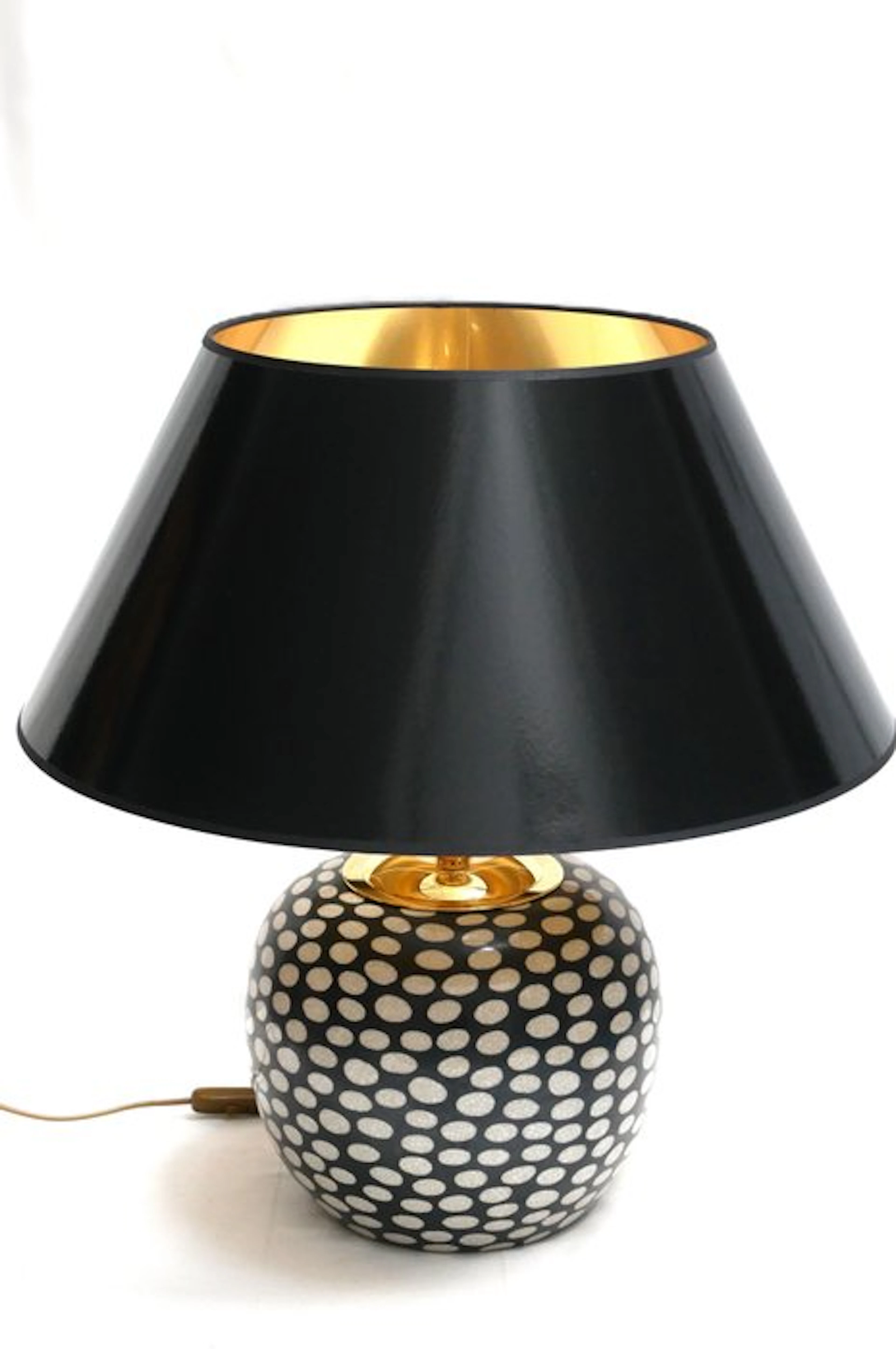 Lamp - Porcelain, Brass - made in Germany