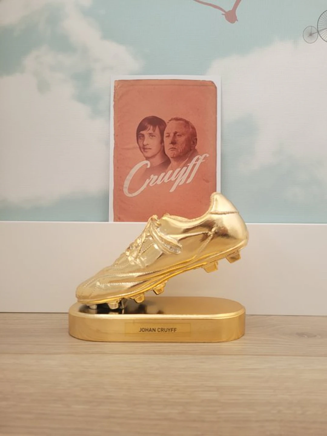 Johan Cruyff - Golden Boot Trophy + Photography