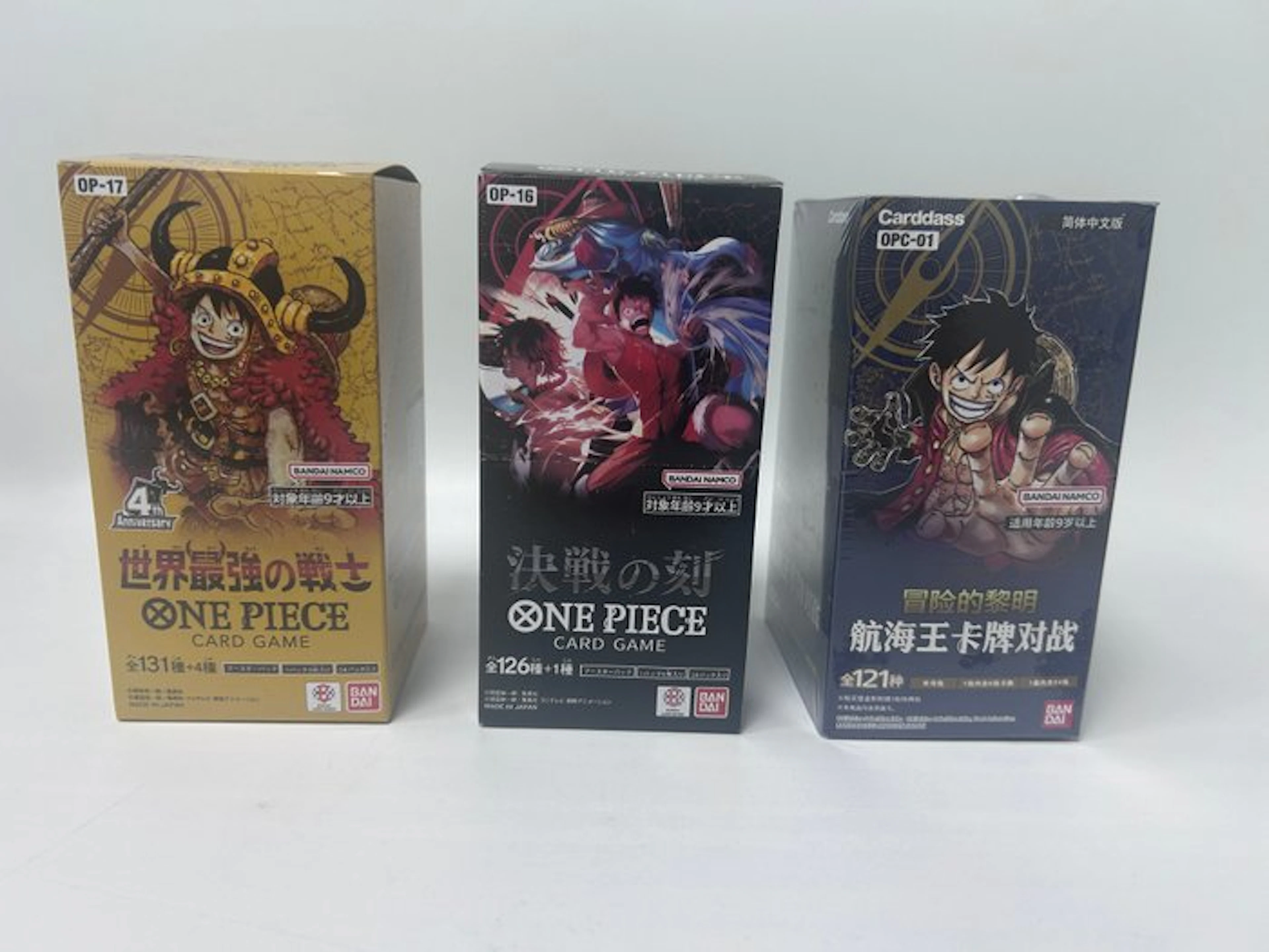 Bandai Namco - 1 Box - One Piece - Bandai One Piece TCG 3 Booster Boxes OP-17