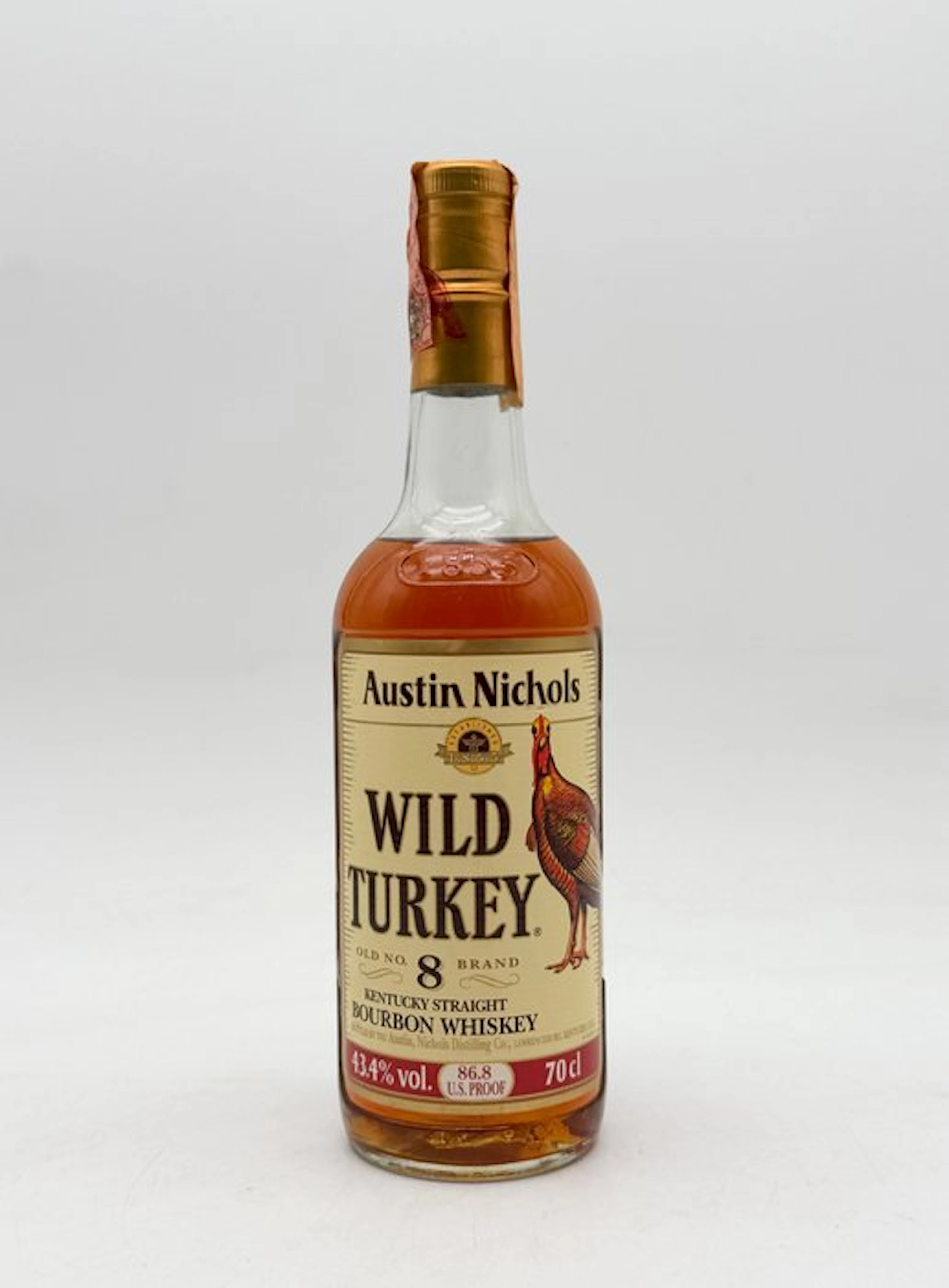 Wild Turkey Old No. 8 Brand - 86.8 Proof - b. 1990s - 70cl