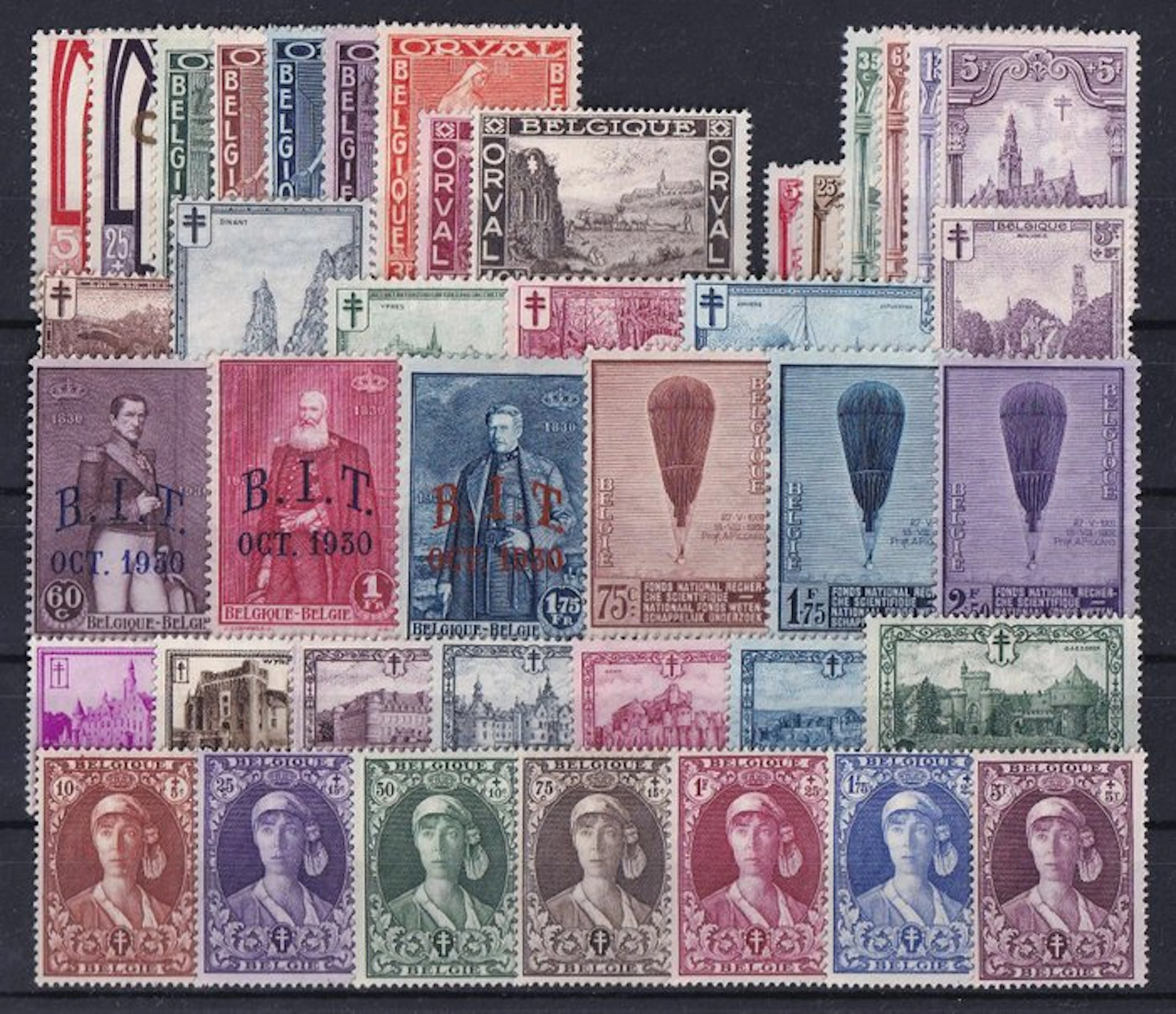 Belgium 1928/1932 - Series 1st Orval