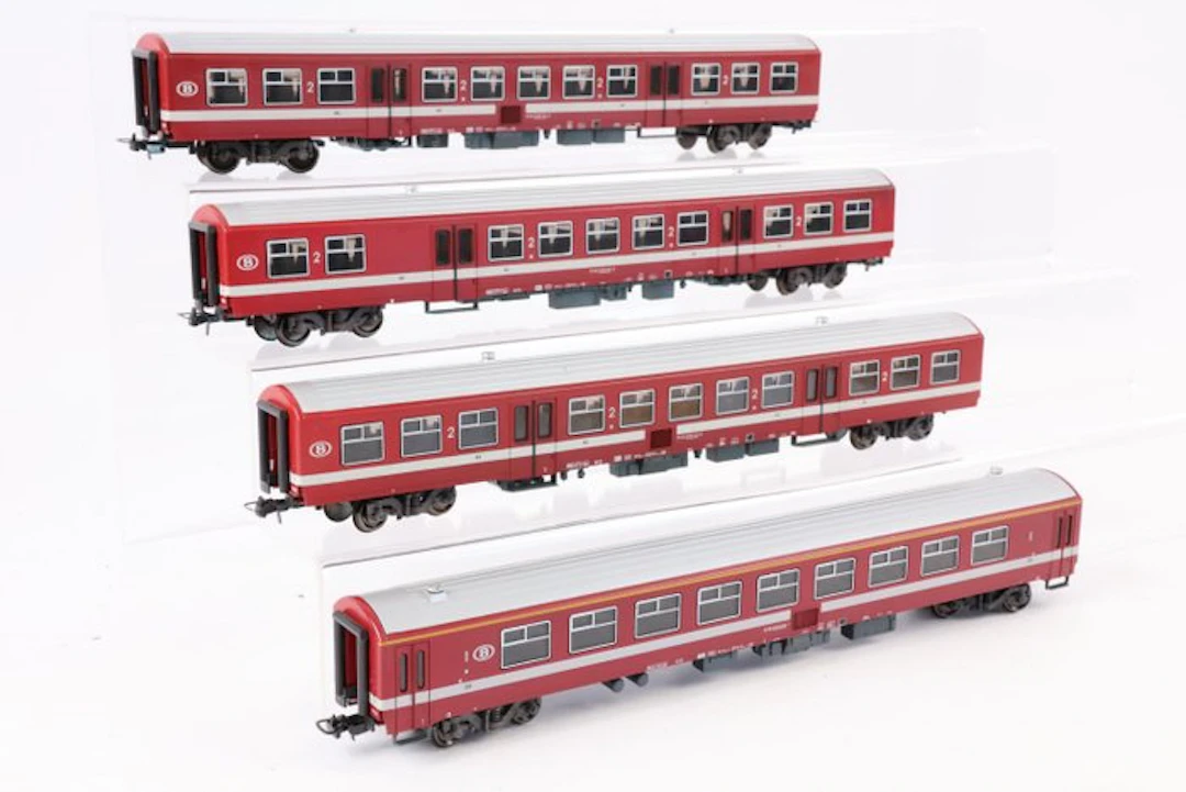 Lima H0 - Model train passenger carriage (4) - Four M4...