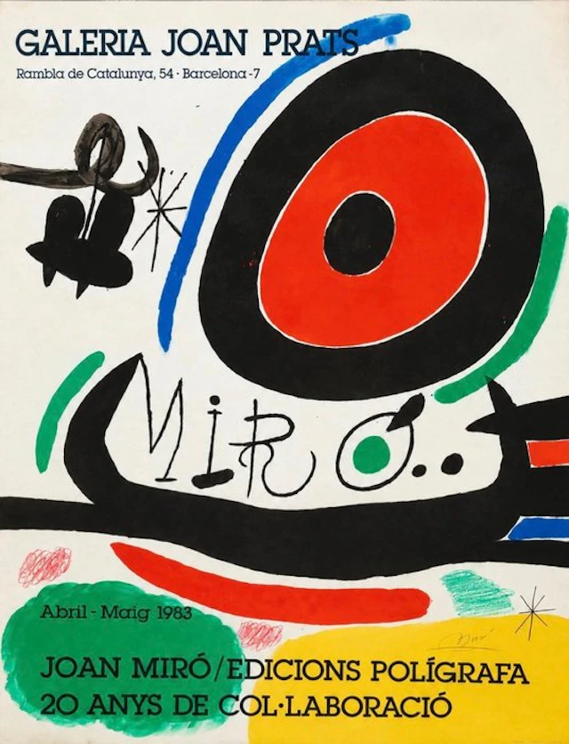 Joan Miro (1893-1983) - Galeria Joan Prats - expo
