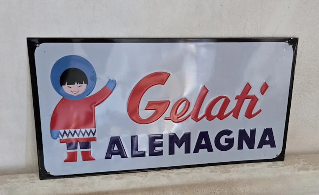Gelati Alemagna - Alemagna Ice Cream Sign - Gelati...
