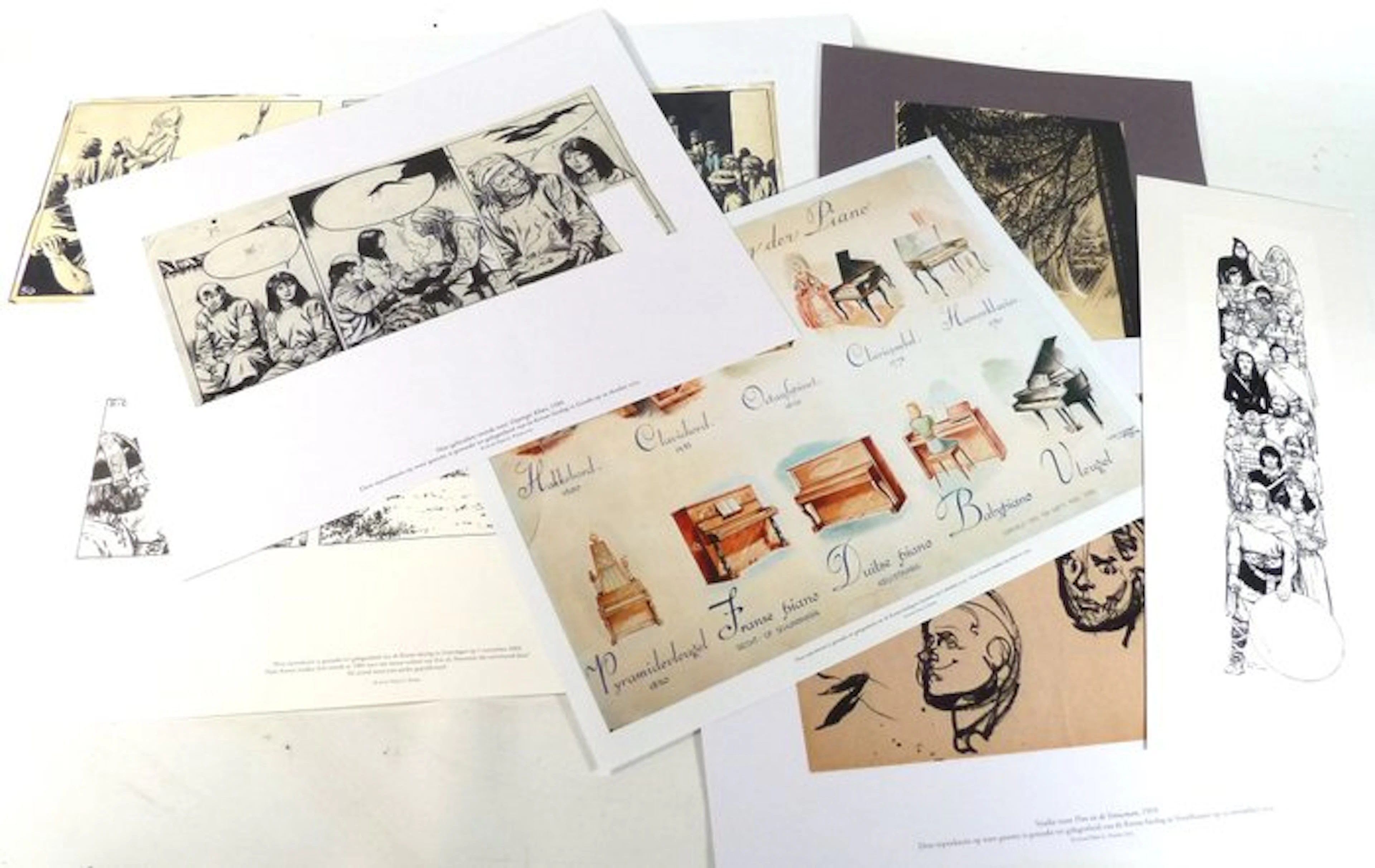 Hans Kresse - 7 Silkscreen - Eric de Noorman - gelimiteerde oplages - 1992
