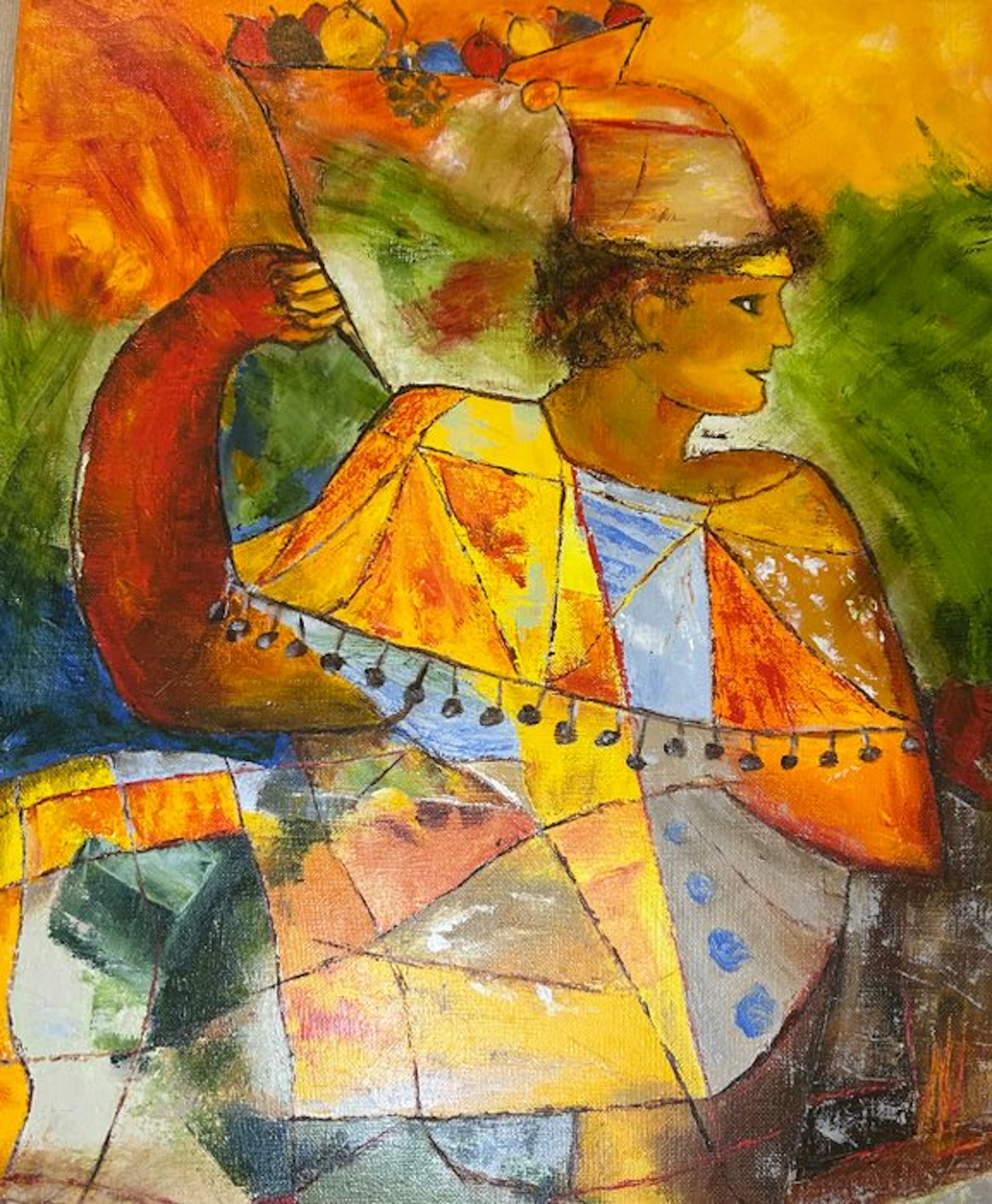 yoël benharrouche - L’homme à la corbeille de fruit