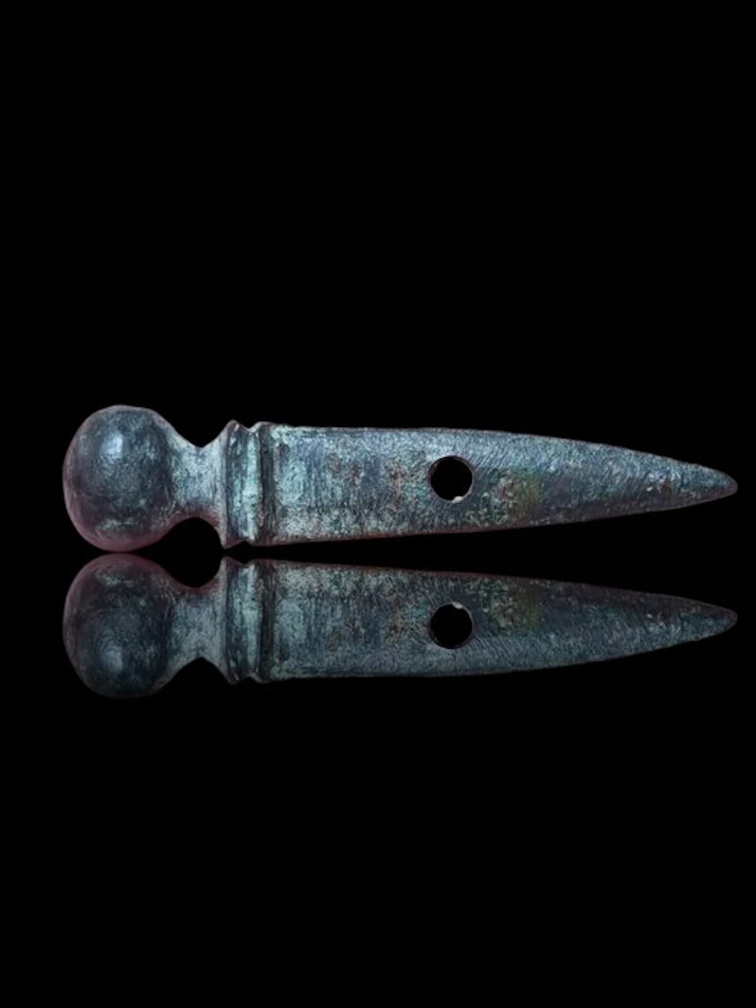 Ancient Roman Bronze, Stunning Big Gladius Pendant