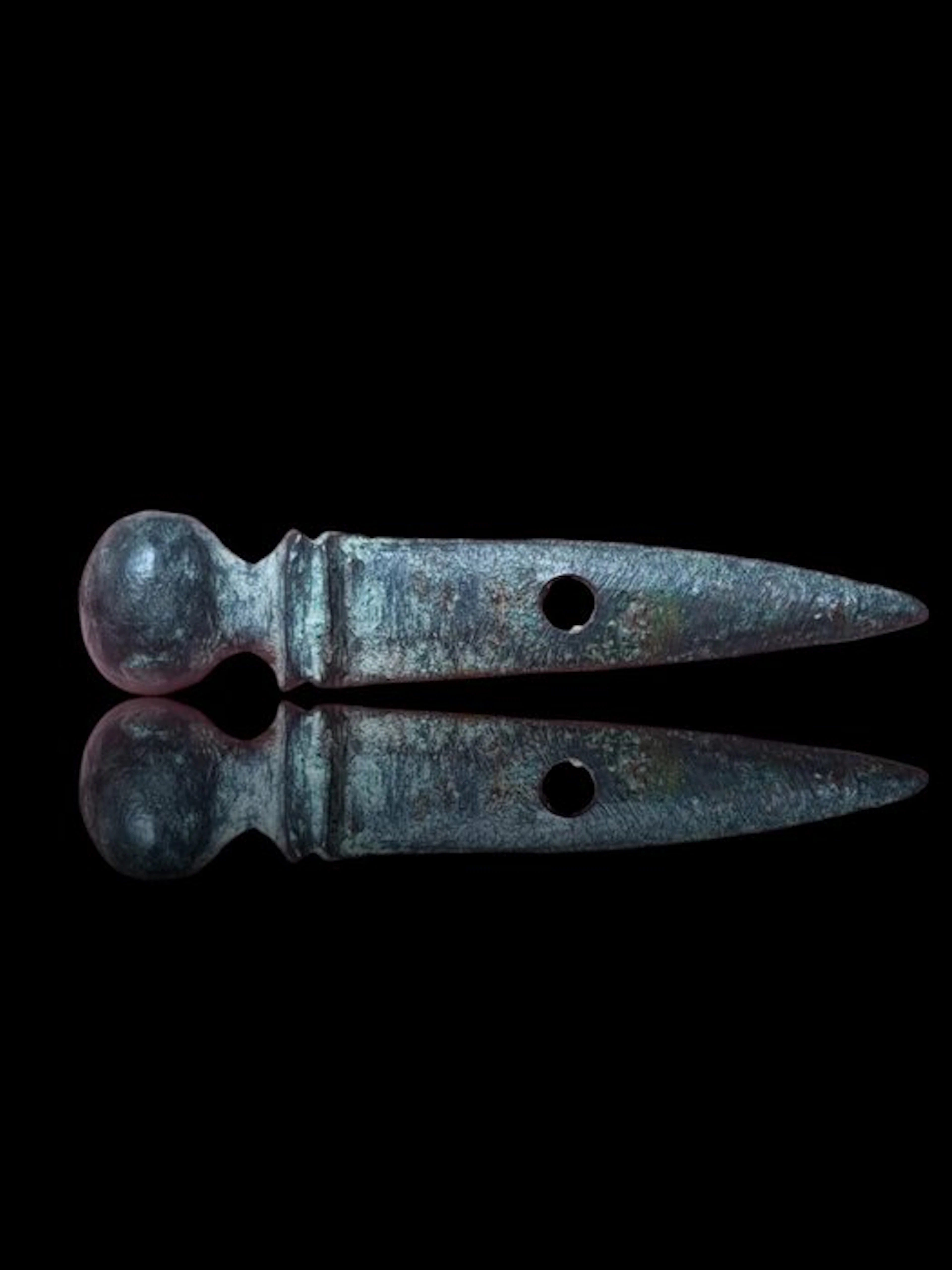 Ancient Roman Bronze, Stunning Big Gladius Pendant