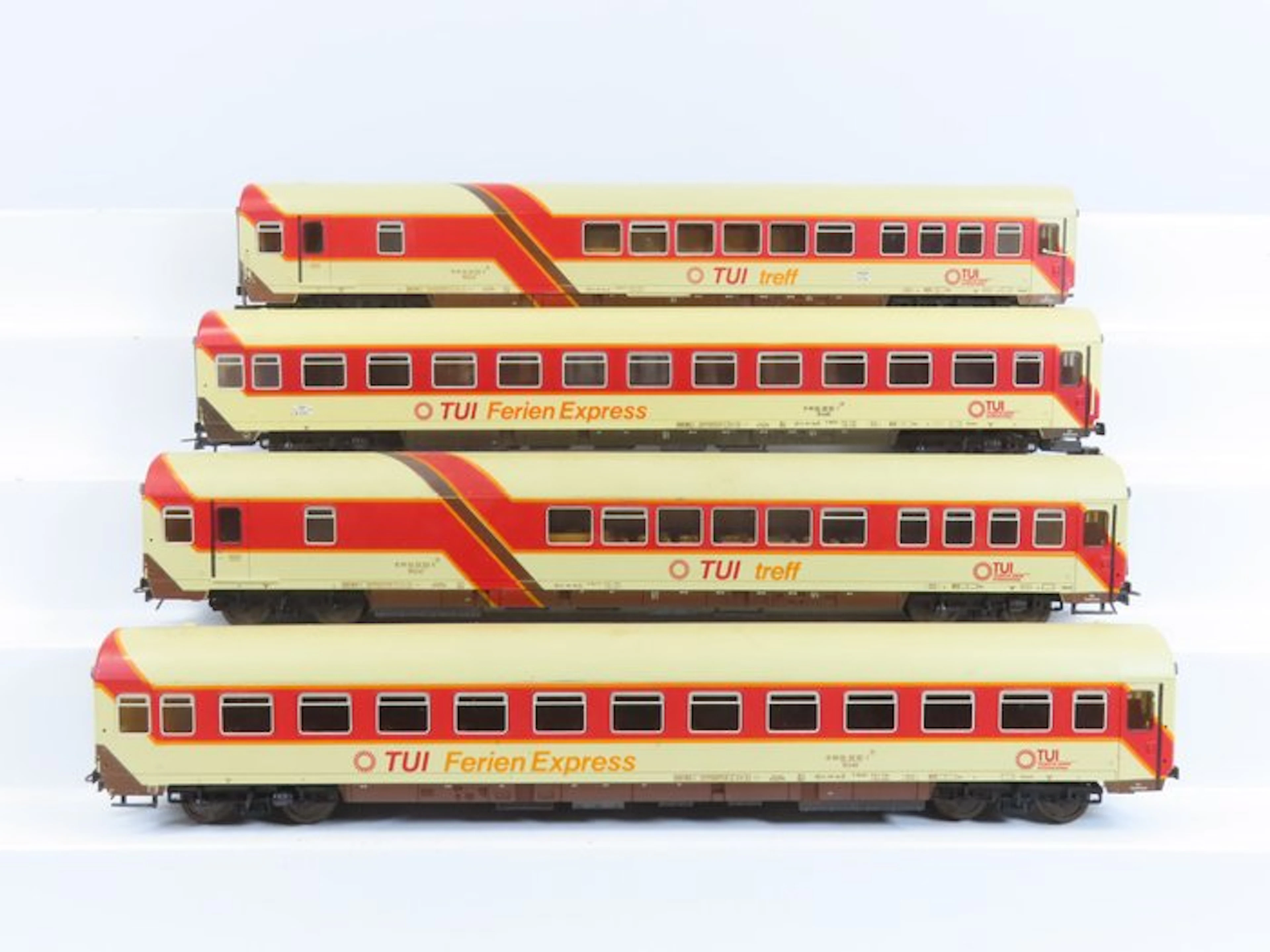 Roco H0 - 4226A/4227A - Model train passenger carriage...