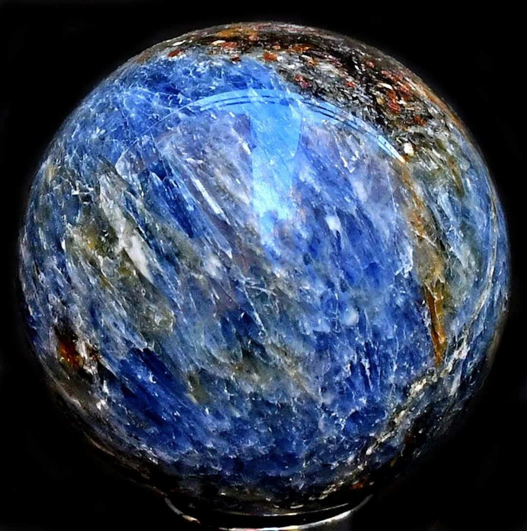 First quality Kyanite sphere - Height: 5.6 cm - Width: 5.6 cm- 306 g