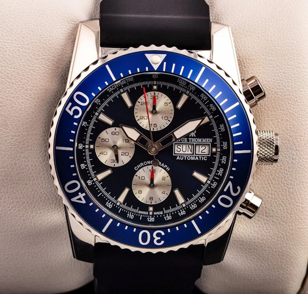 Revue Thommen - Diver’s Day-Date Chronograph - No reserve...