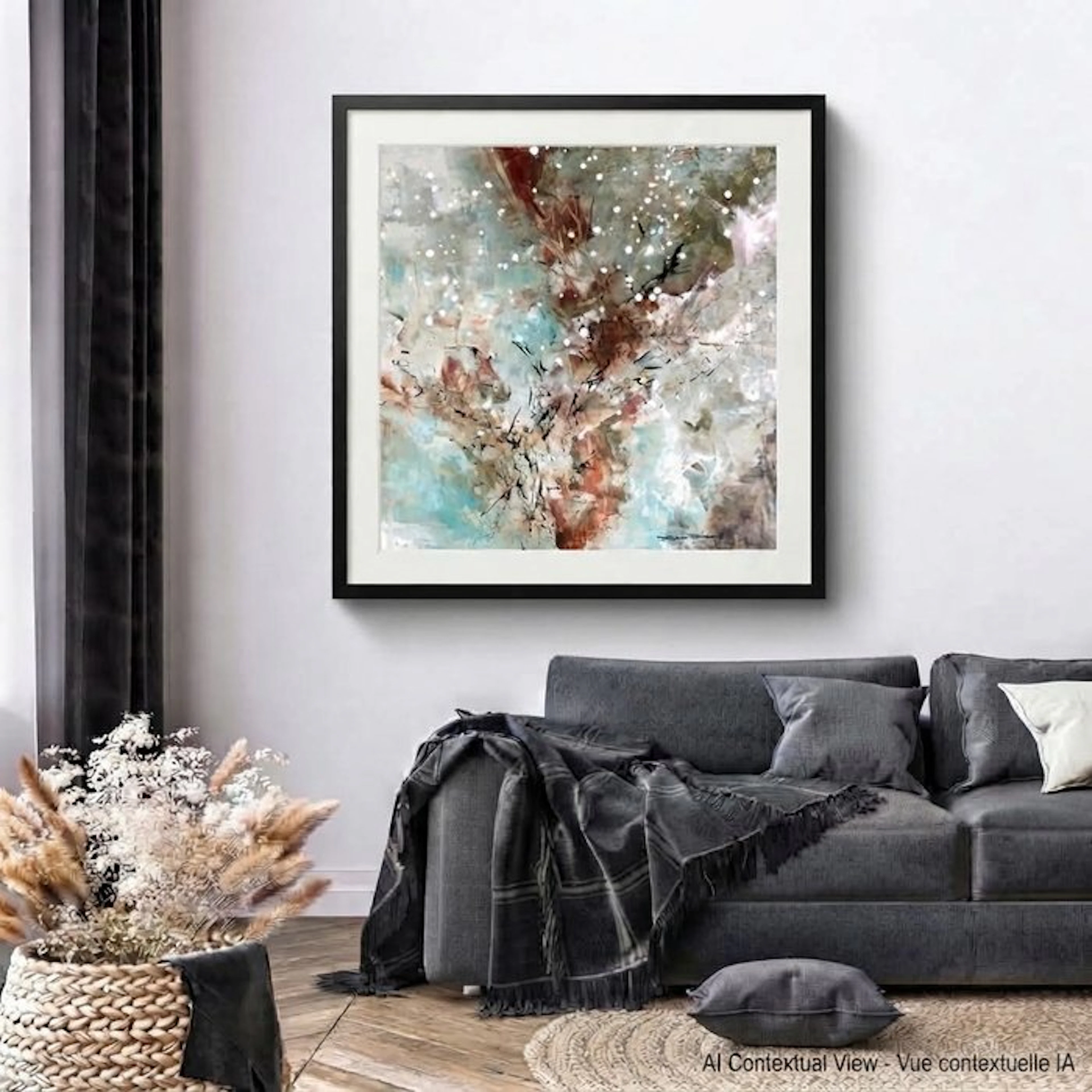 Dam Domido - NO RESERVE PRICE - L'Arbre en hiver - 80 x 80 cm