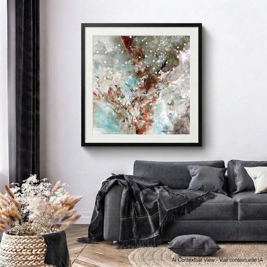 Dam Domido - NO RESERVE PRICE - L'Arbre en hiver - 80 x 80 cm