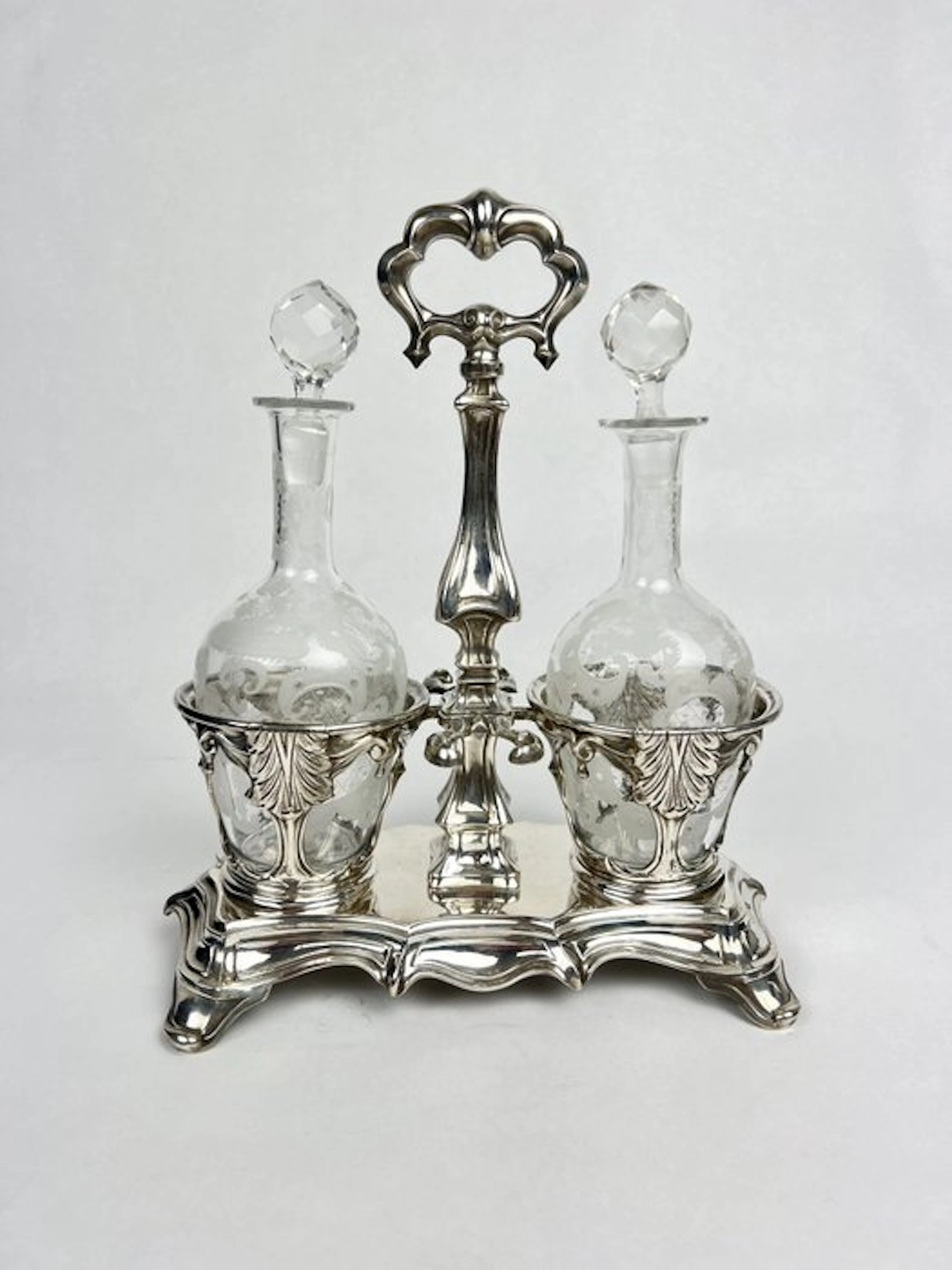 Alphonse Debain - Cruet set - Art Nouveau...
