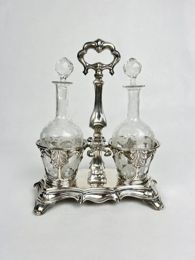 Alphonse Debain - Cruet set - Art Nouveau...