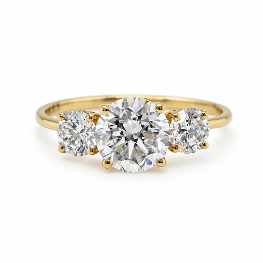 No reserve price - Ring - 14 kt