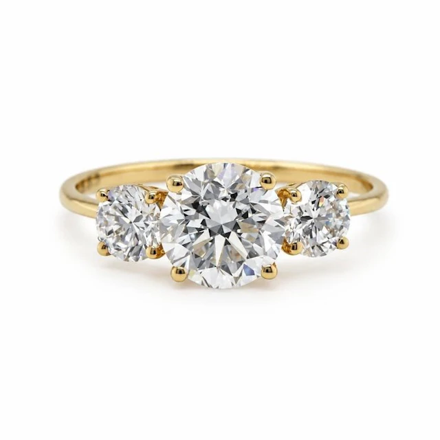 No reserve price - Ring - 14 kt