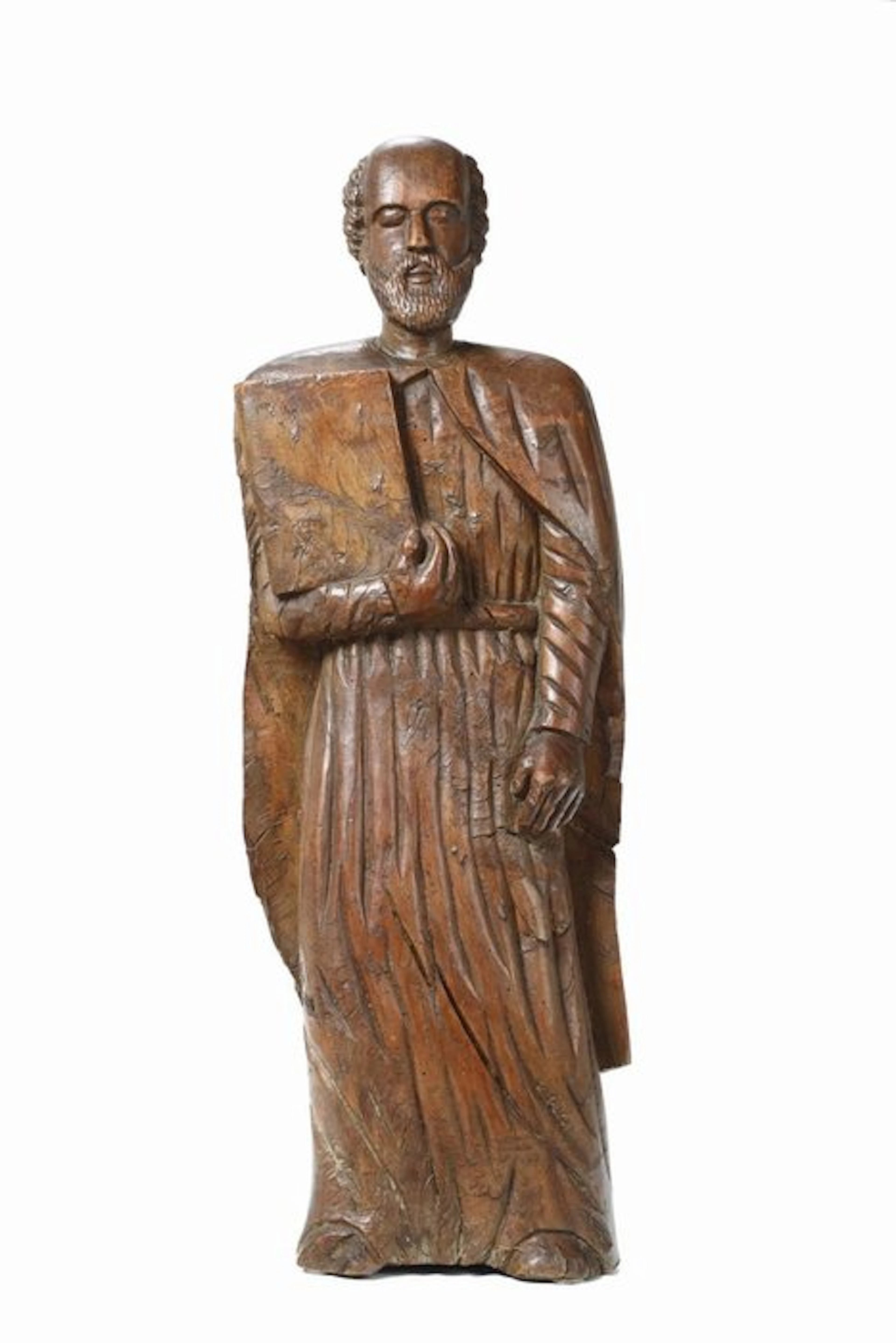 Sculpture, Evangelista o Santo - 70 cm - Wood