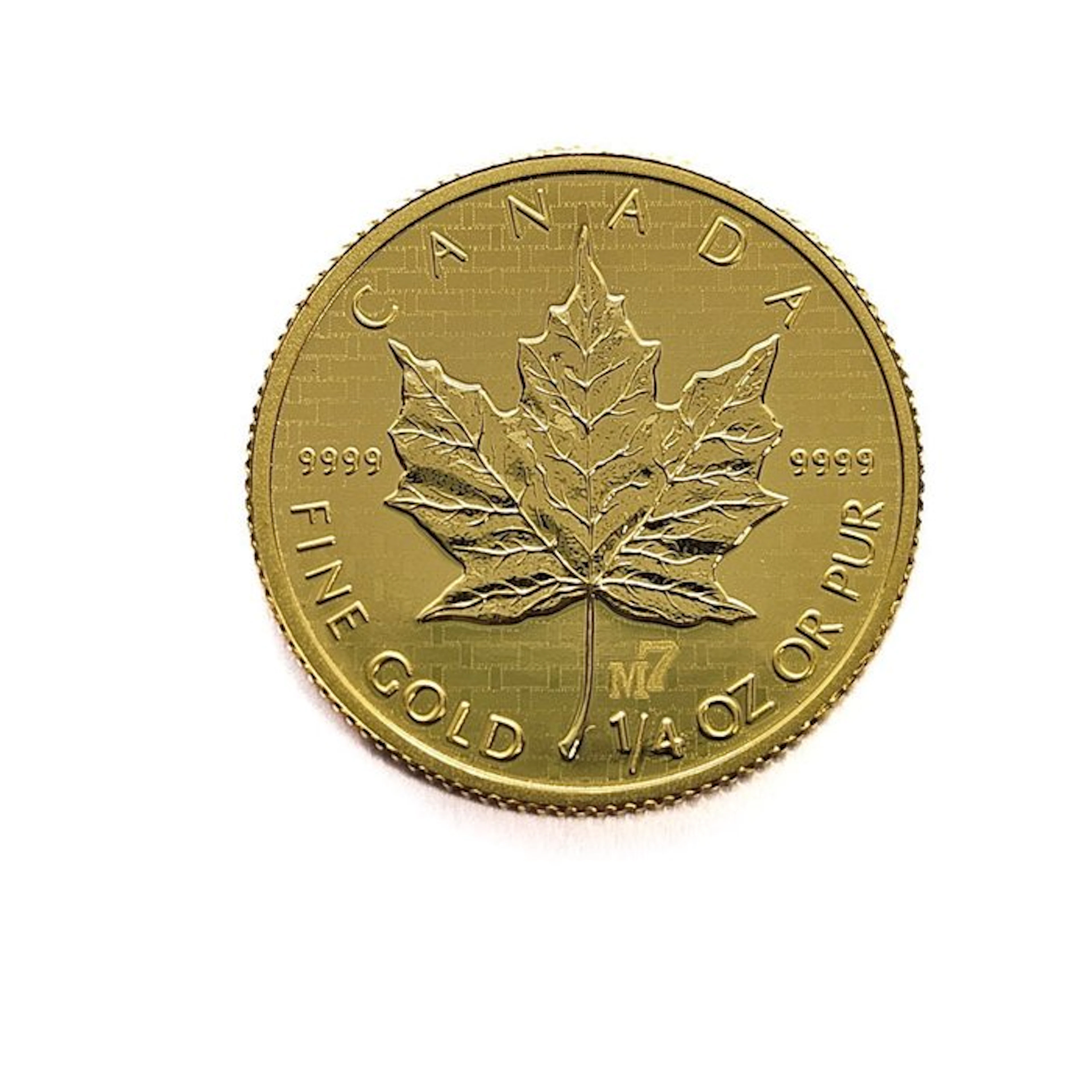Canada. 10 Dollars 2005 - M7 privy mint mark - Maple Leaf 1/4 Oz.