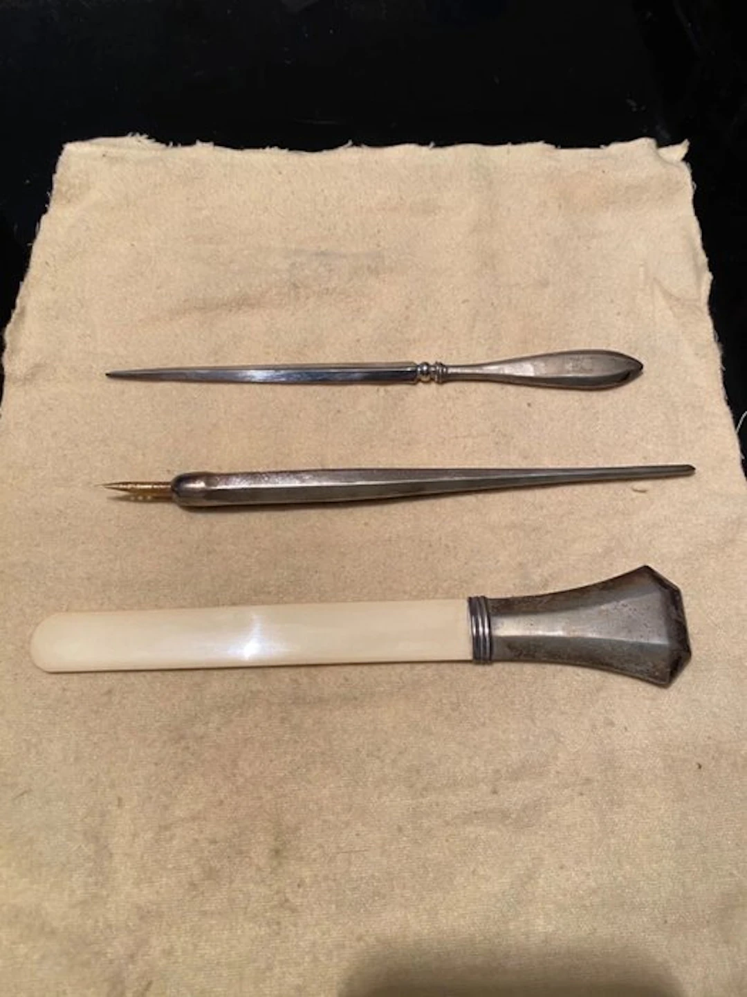 Writing table - silver - Silver