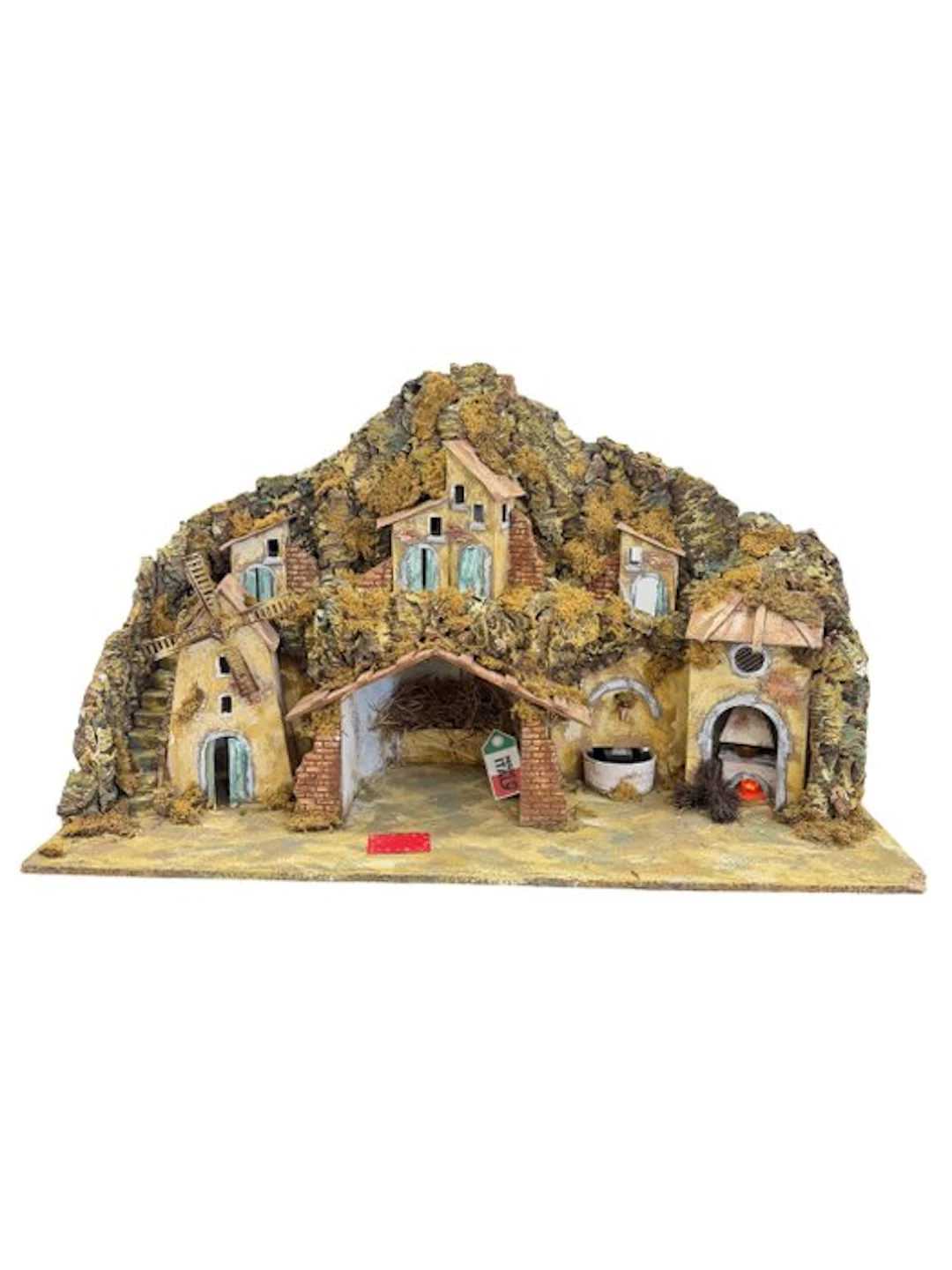 Nativity scene - Wood - Artisanal Neapolitan Nativity scene - 96 cm