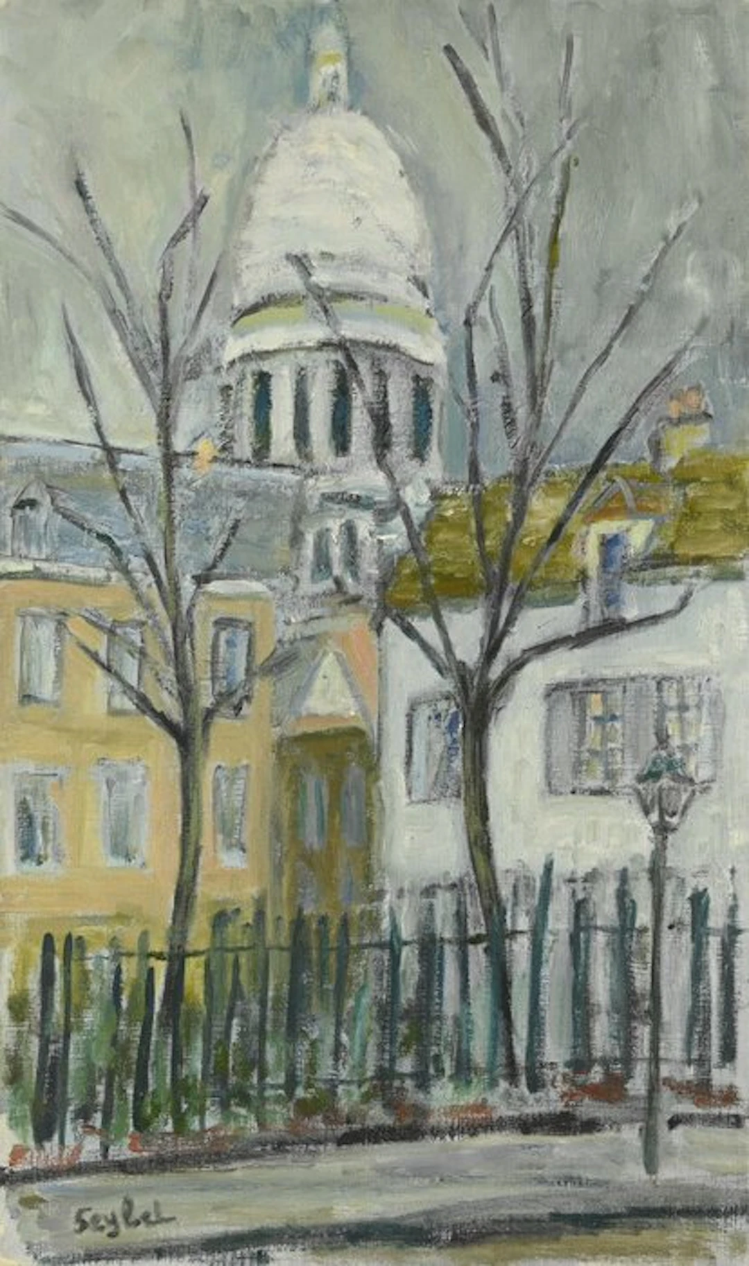 Lyne Seybel (1919-2009) - Montmatre, le Sacré Coeur
