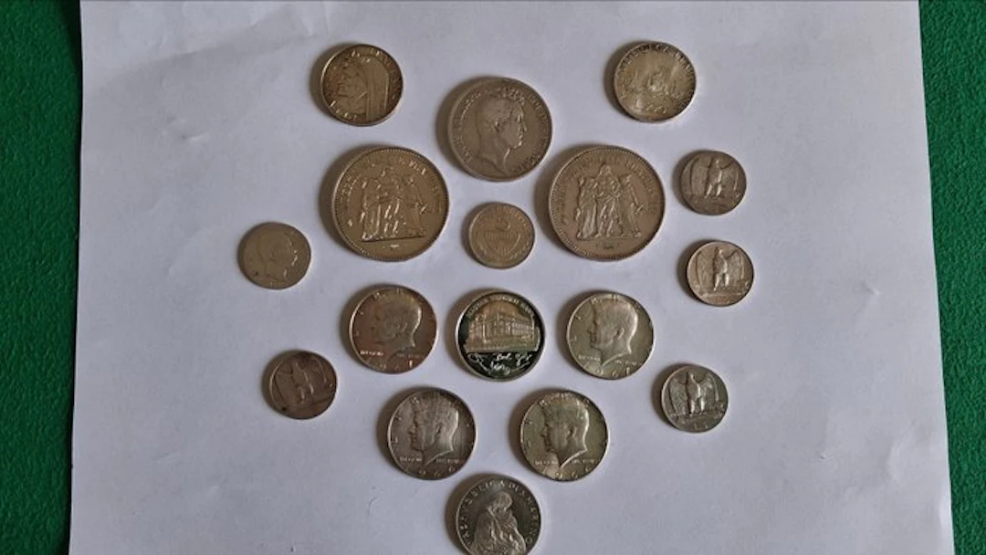 World. Collection of coins