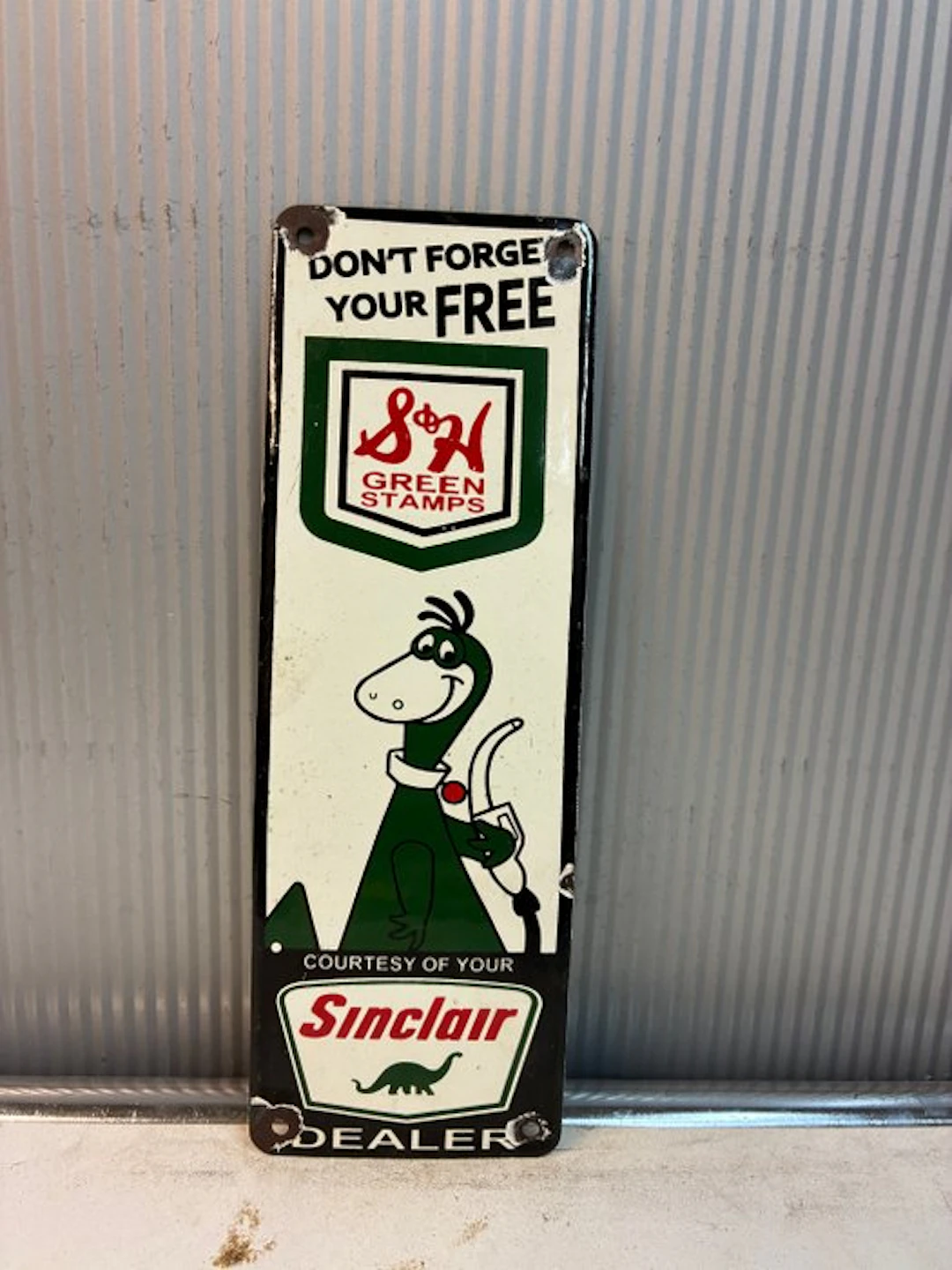 Mobilgas – Socony-Vacuum – Enamel signboard – Pegasus - Enamel sign - Enamel
