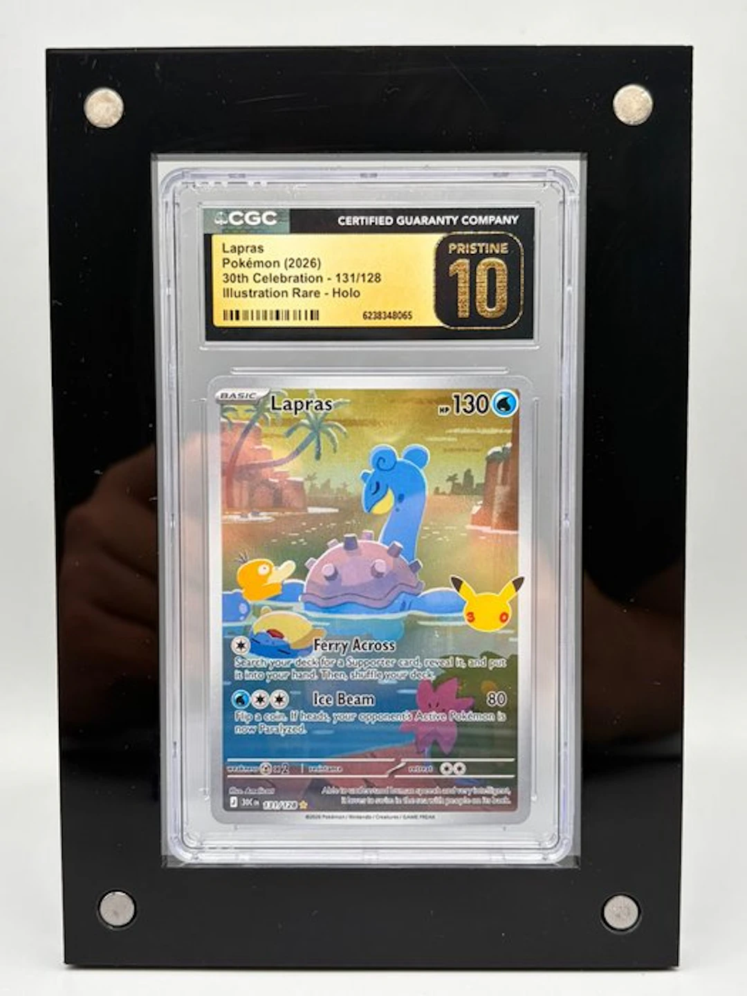 Pokémon - 1 Graded card - Lapras - 30th Celebration...