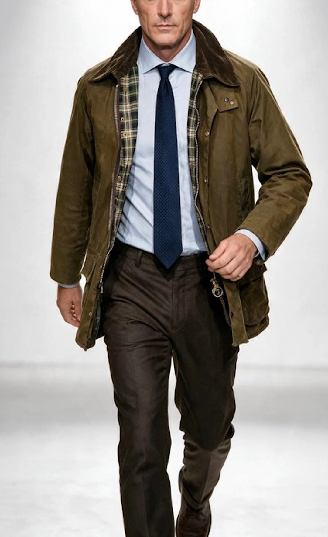 BARBOUR International England Exclusive "Beaufort" Tartan...