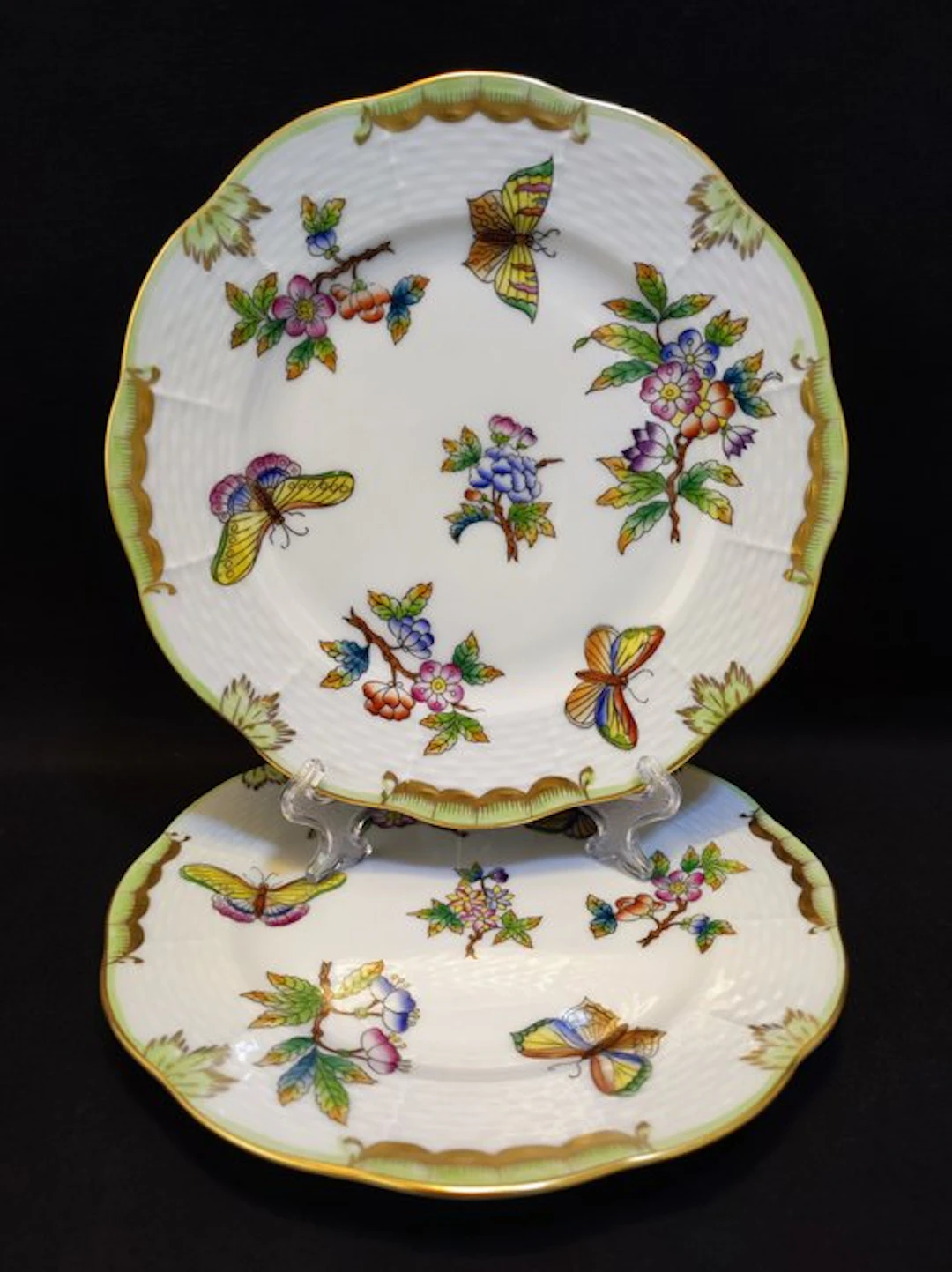 Herend - Plate (2) - Ø 16,7 cm 2er Set antike...