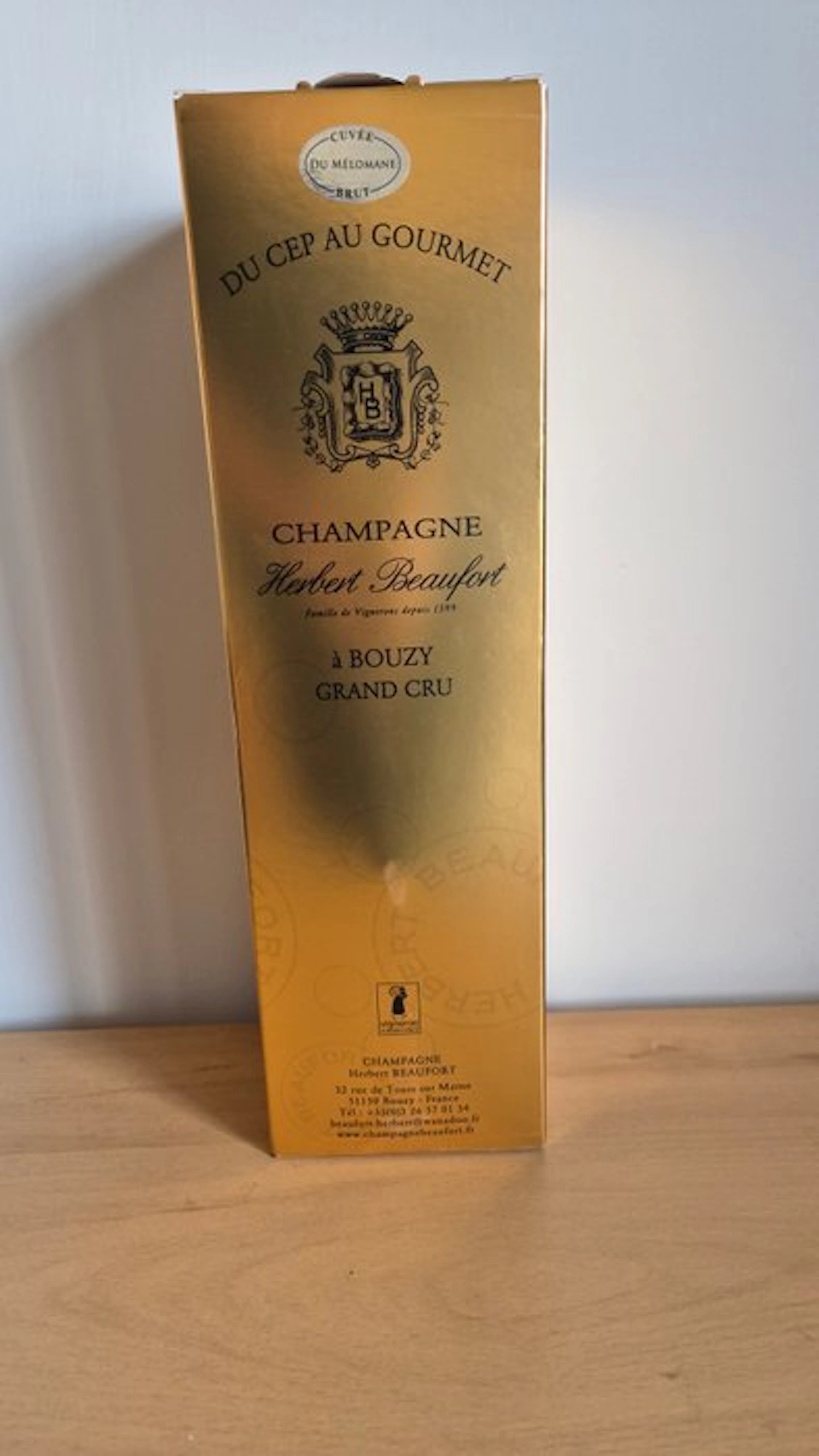 Herbert Beaufort, Cuvée du Mèlomane - Champagne Grand Cru - 1 Magnum (1.5L)