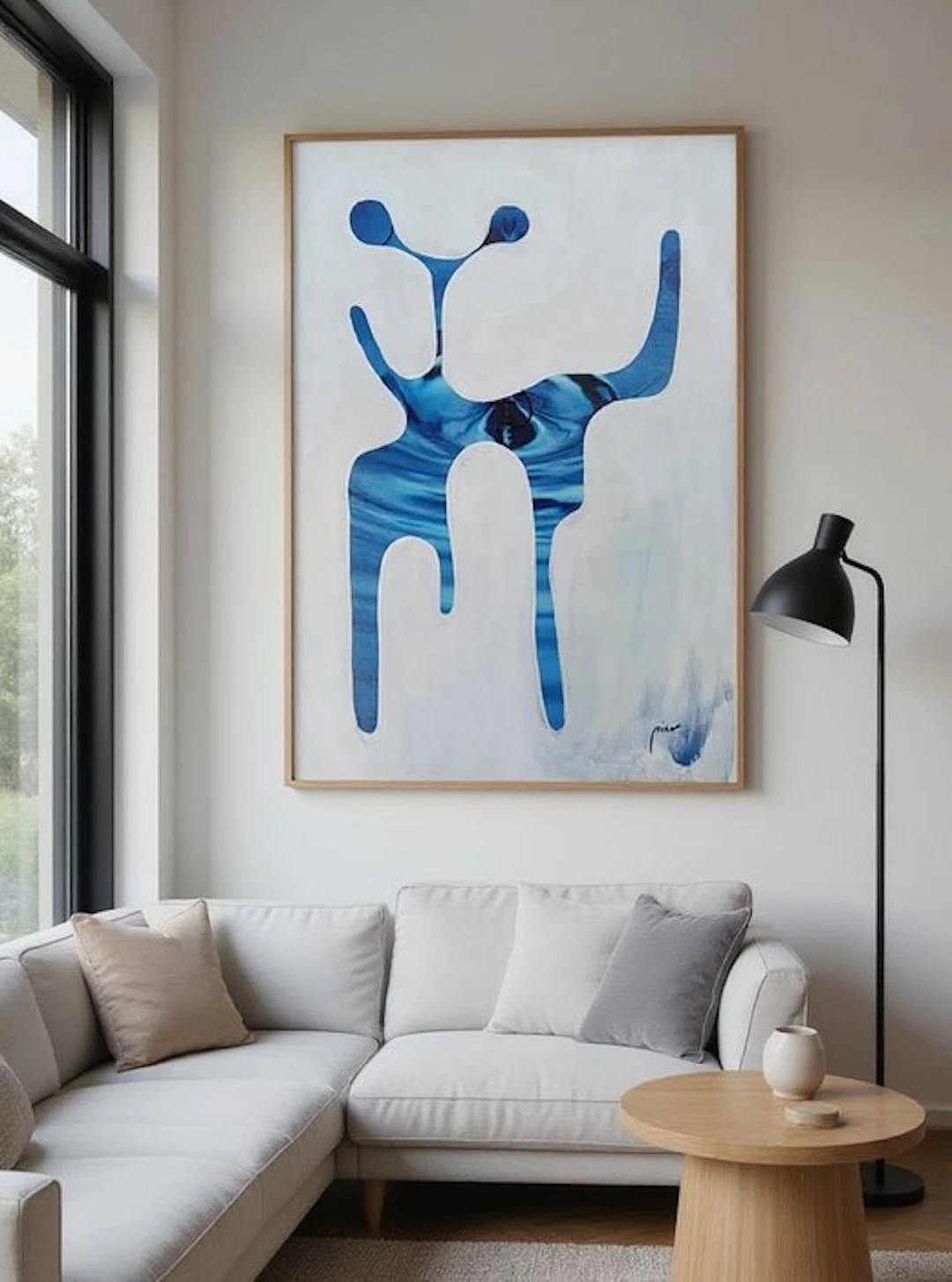 pier - Figure bleue