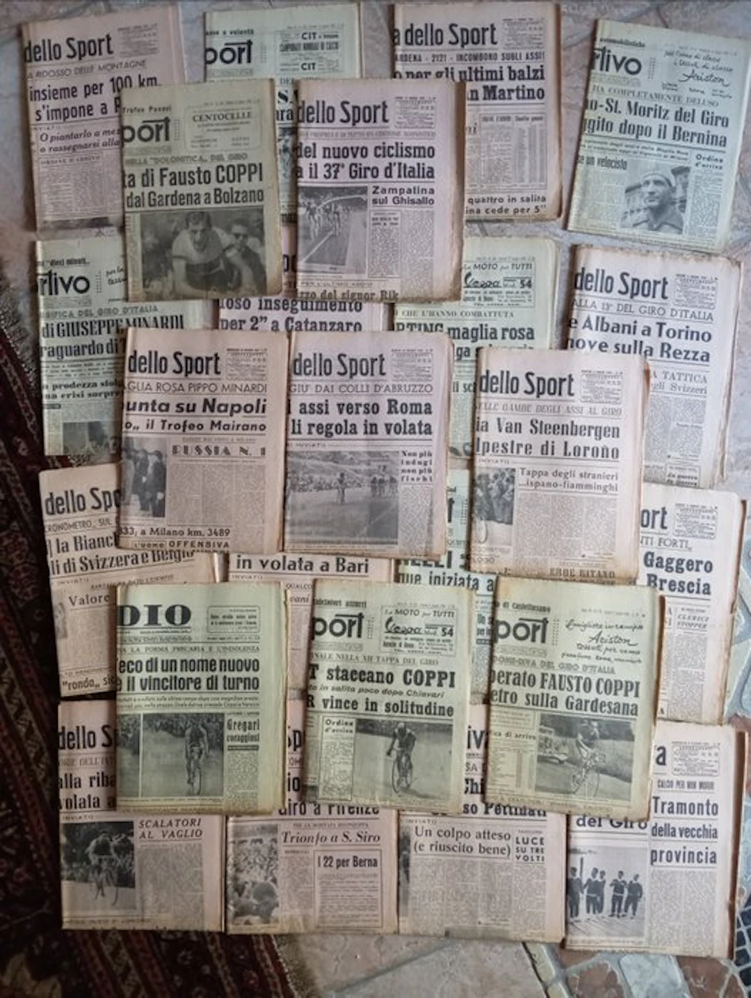 Giro d'Italia - Fausto Coppi - 1954 - Event memorabilia