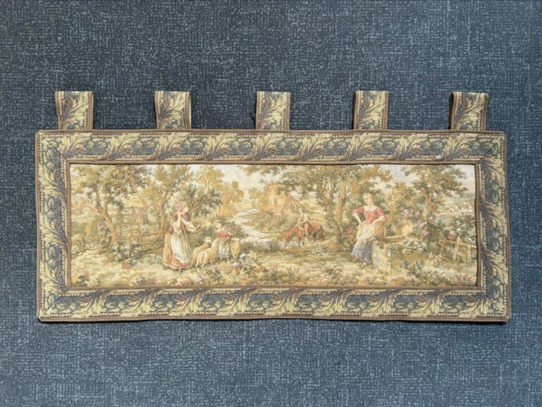 Tapestry - 84 cm - 33 cm - Pastoral scene
