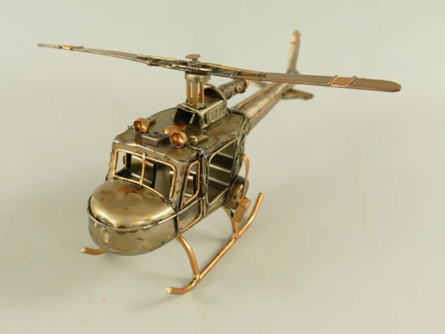 USA - Toy Large Helicopter handmade - 1950-1960