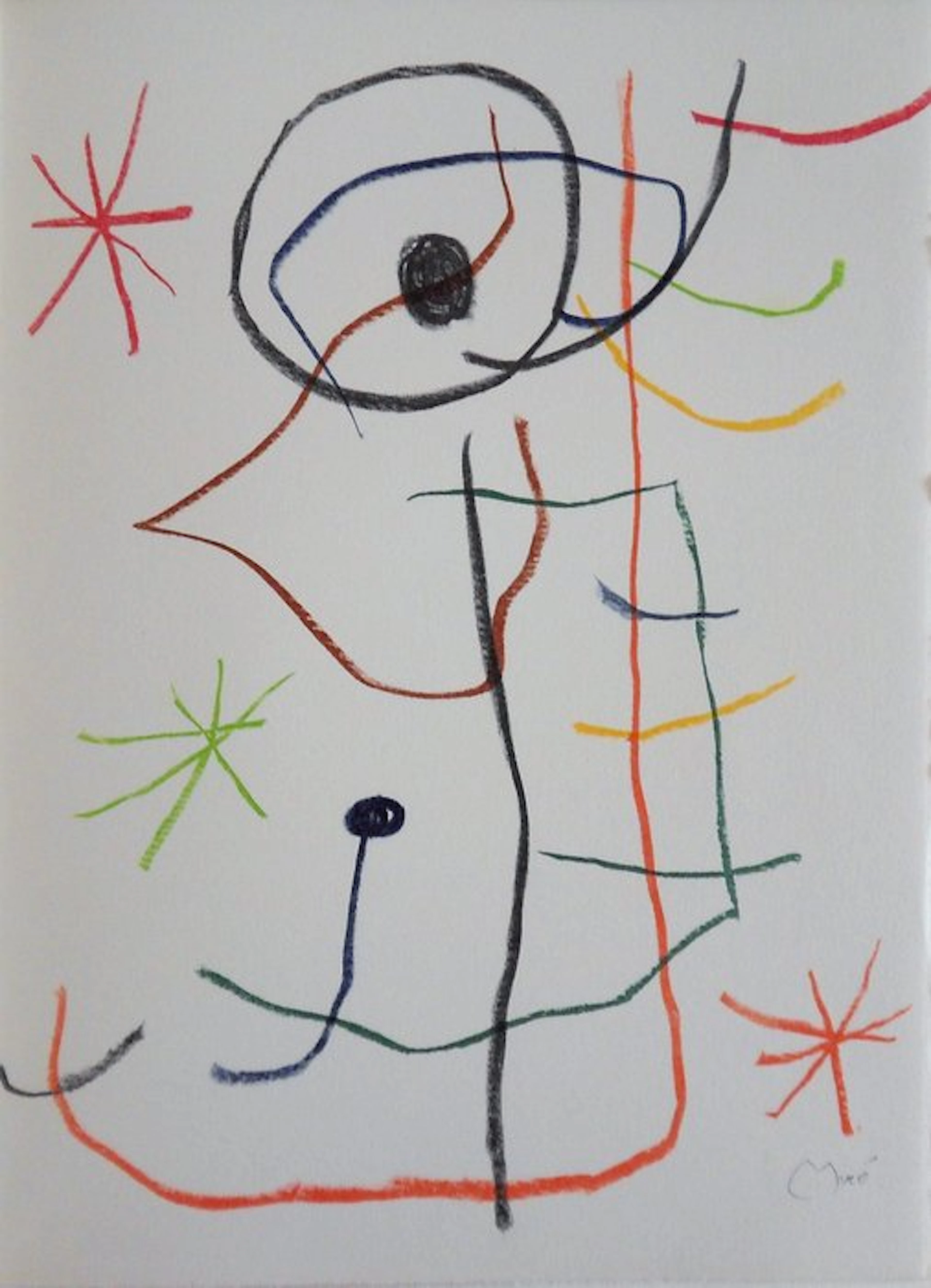Joan Miro (1893-1983) - Composition abstraite